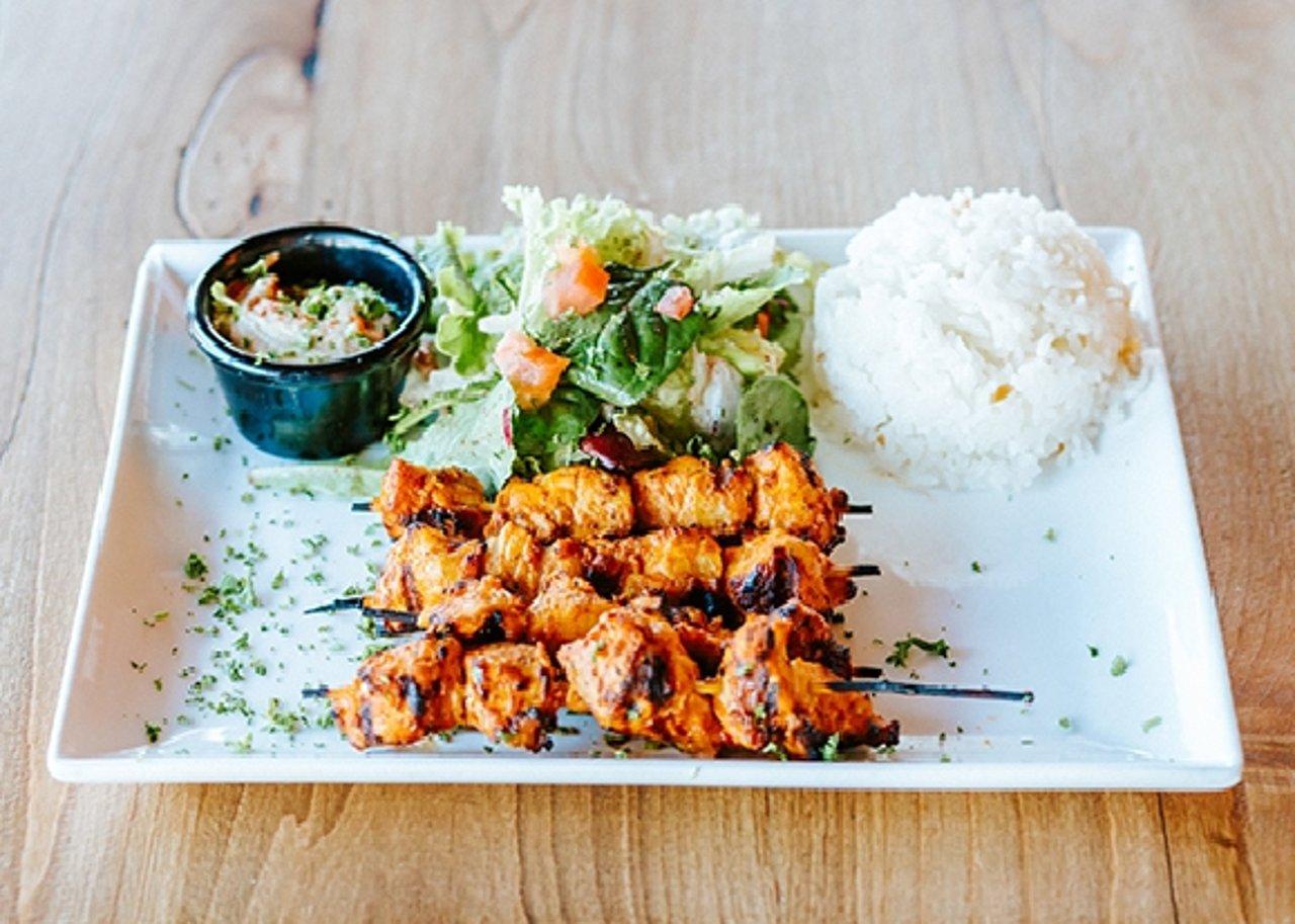 combo shish kebab plate