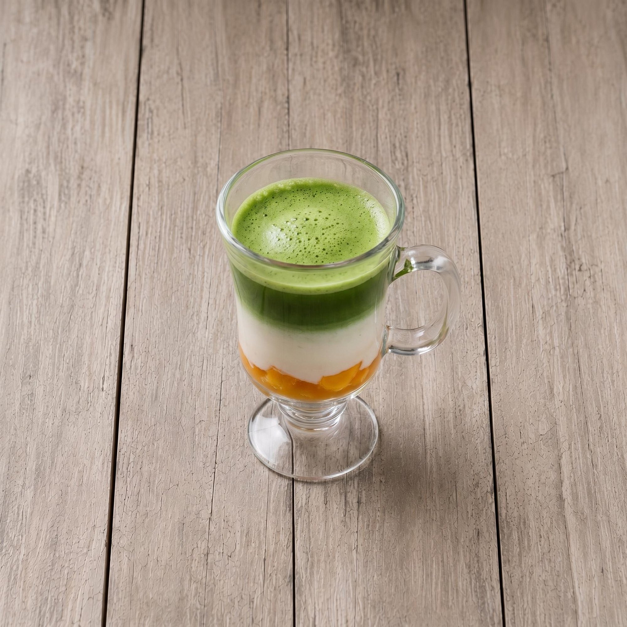 Iced Peach Matcha