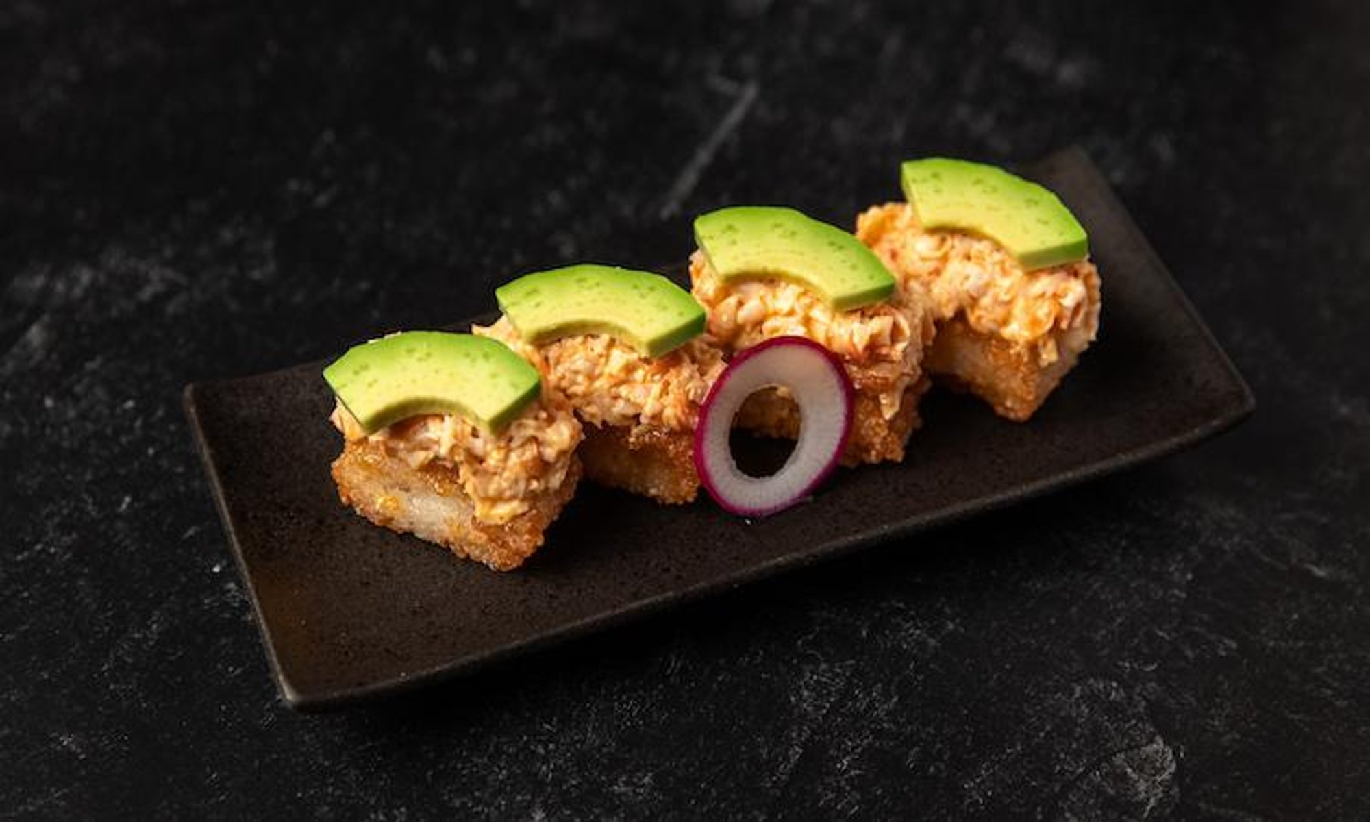 Crispy Rice Spicy Shrimp