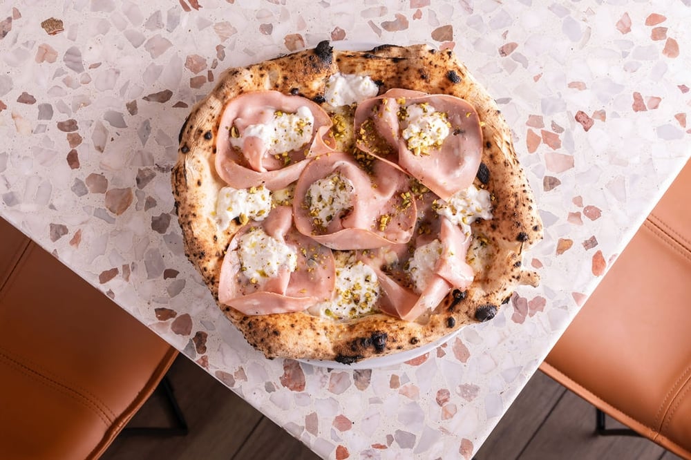 Mortadella Pizza