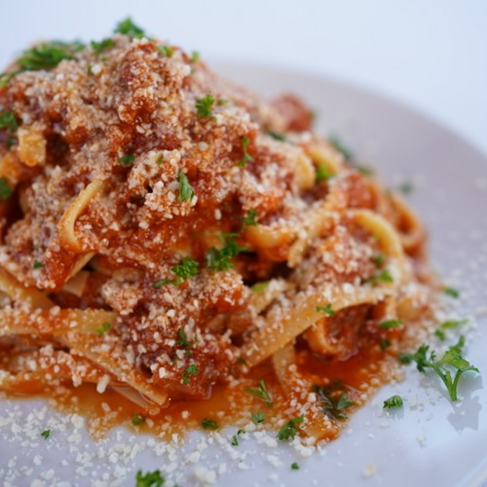 Fettuccine Bolognese