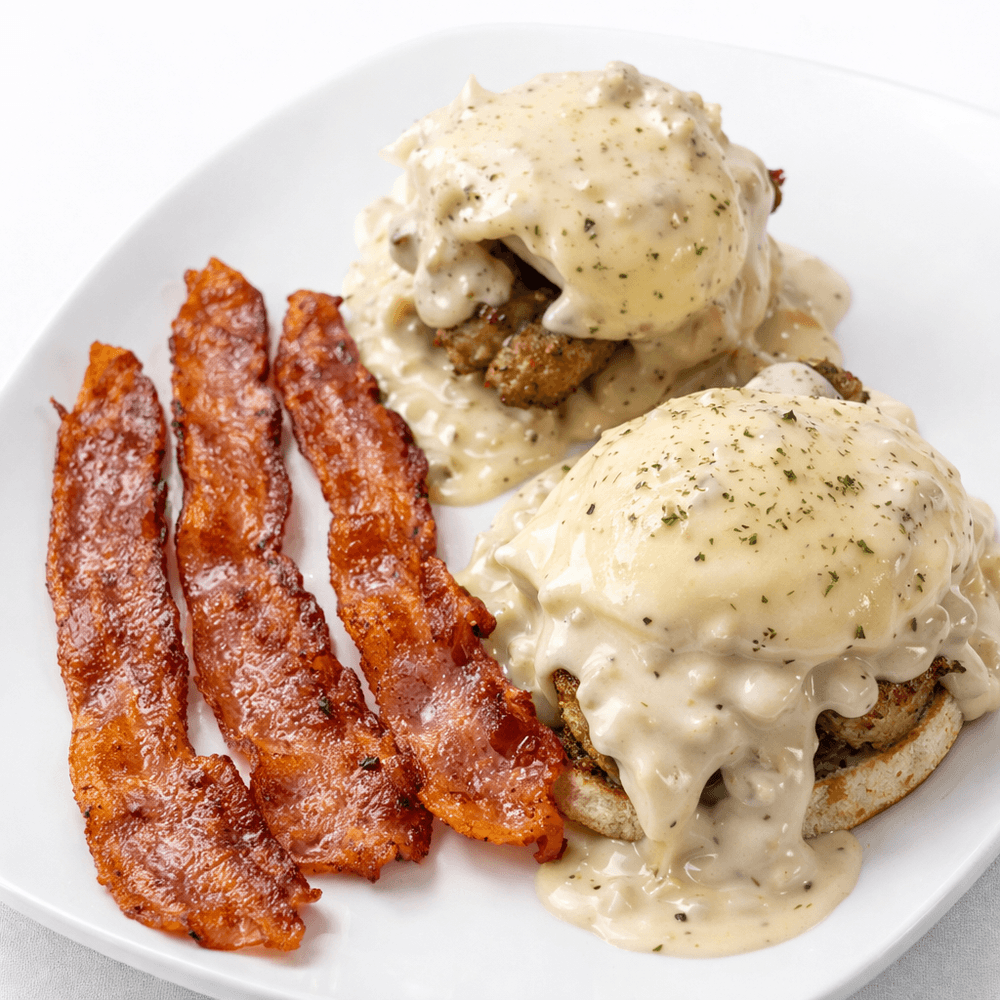 Country Sausage Benedict