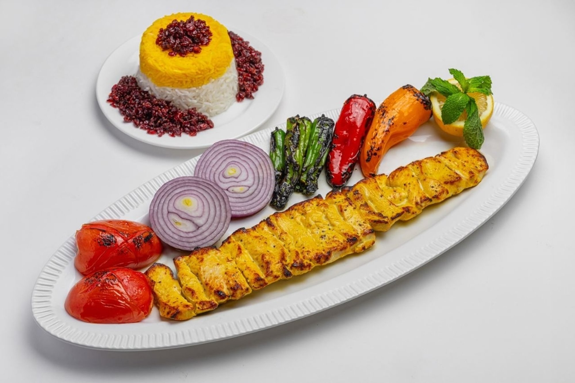 Zereshk Polo (White Meat)