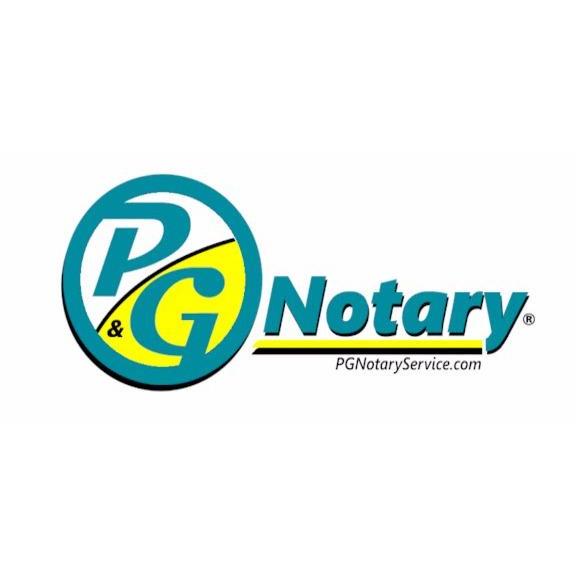 P&amp;G Mobile Notary Service Logo