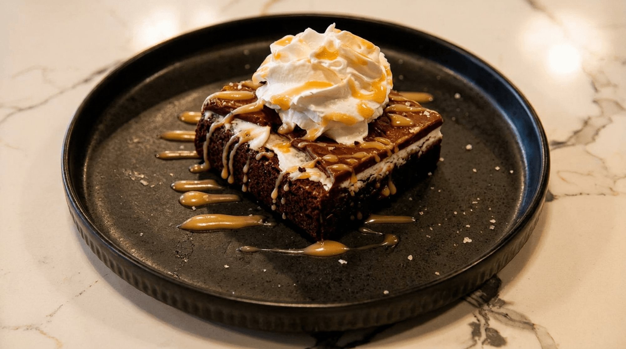 Smoked Salt Brownie