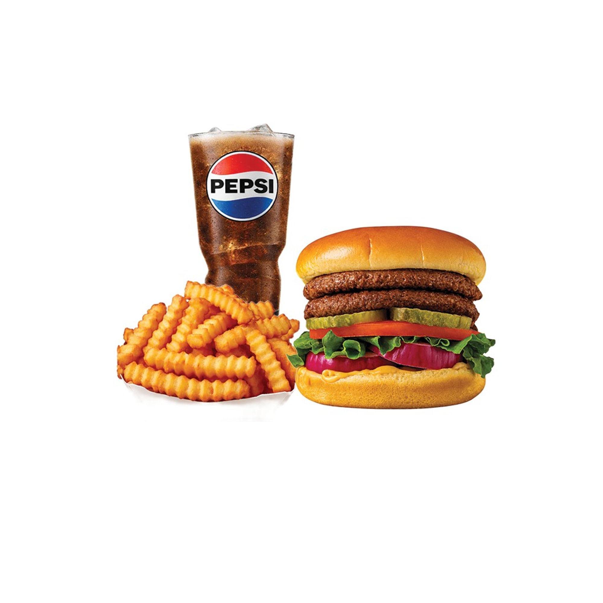 14. Junior Double Burger Combo