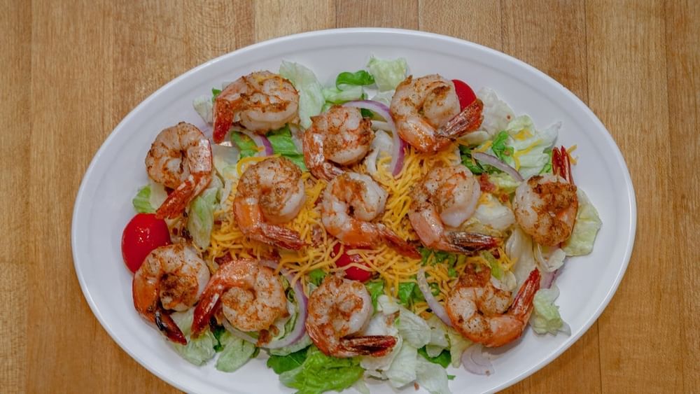 Popcorn Shrimp Salad