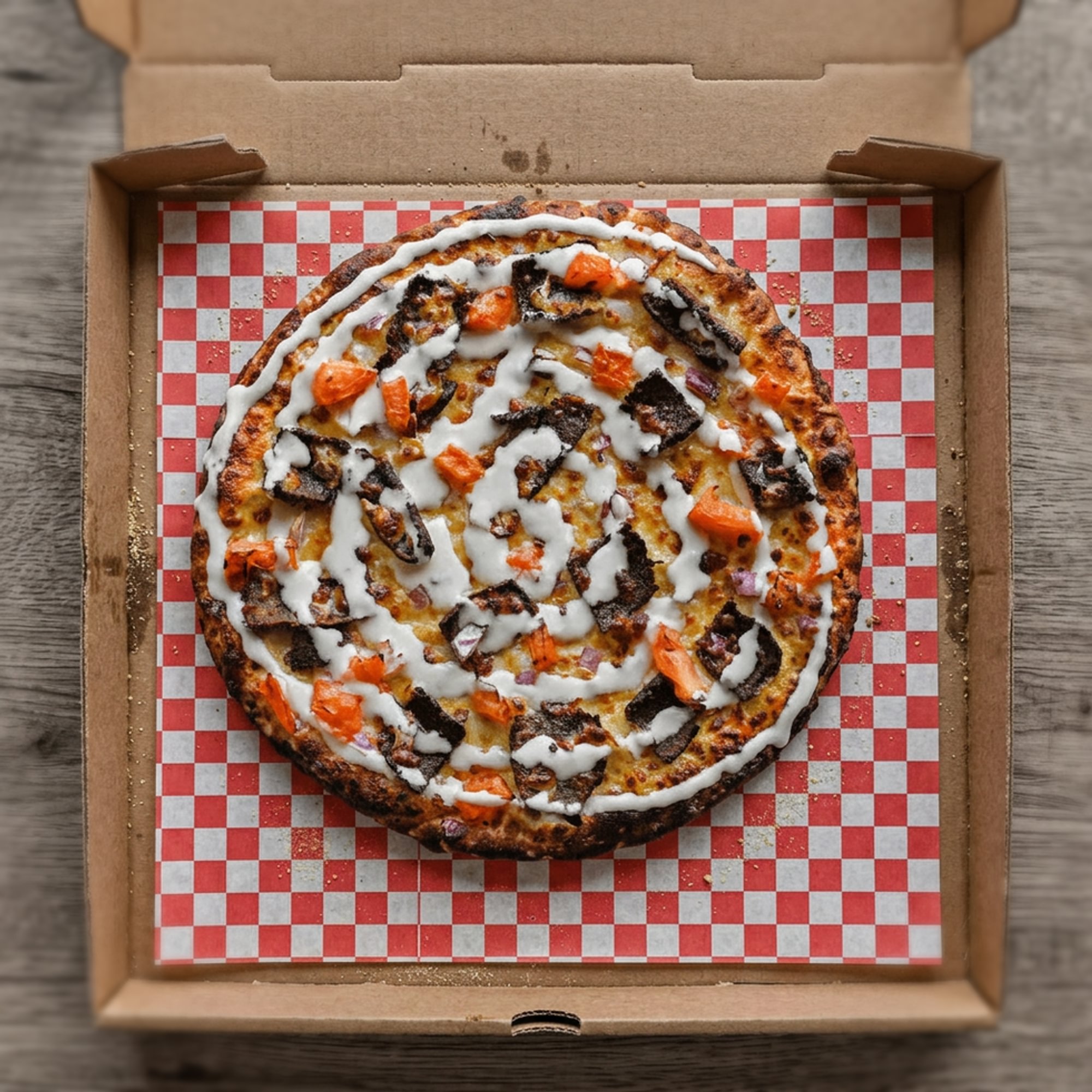Beef Donair Pizza