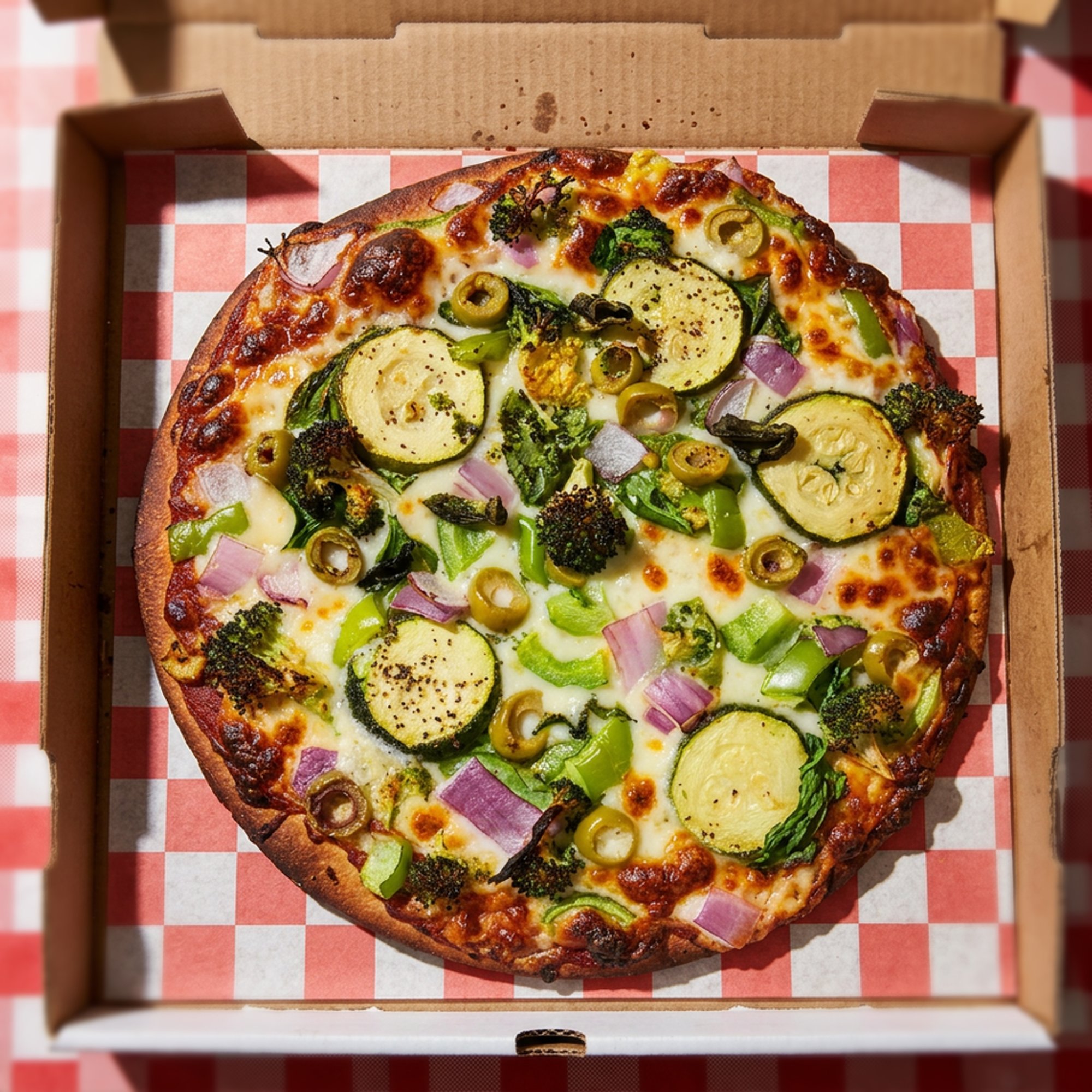Green Veggies Pizza