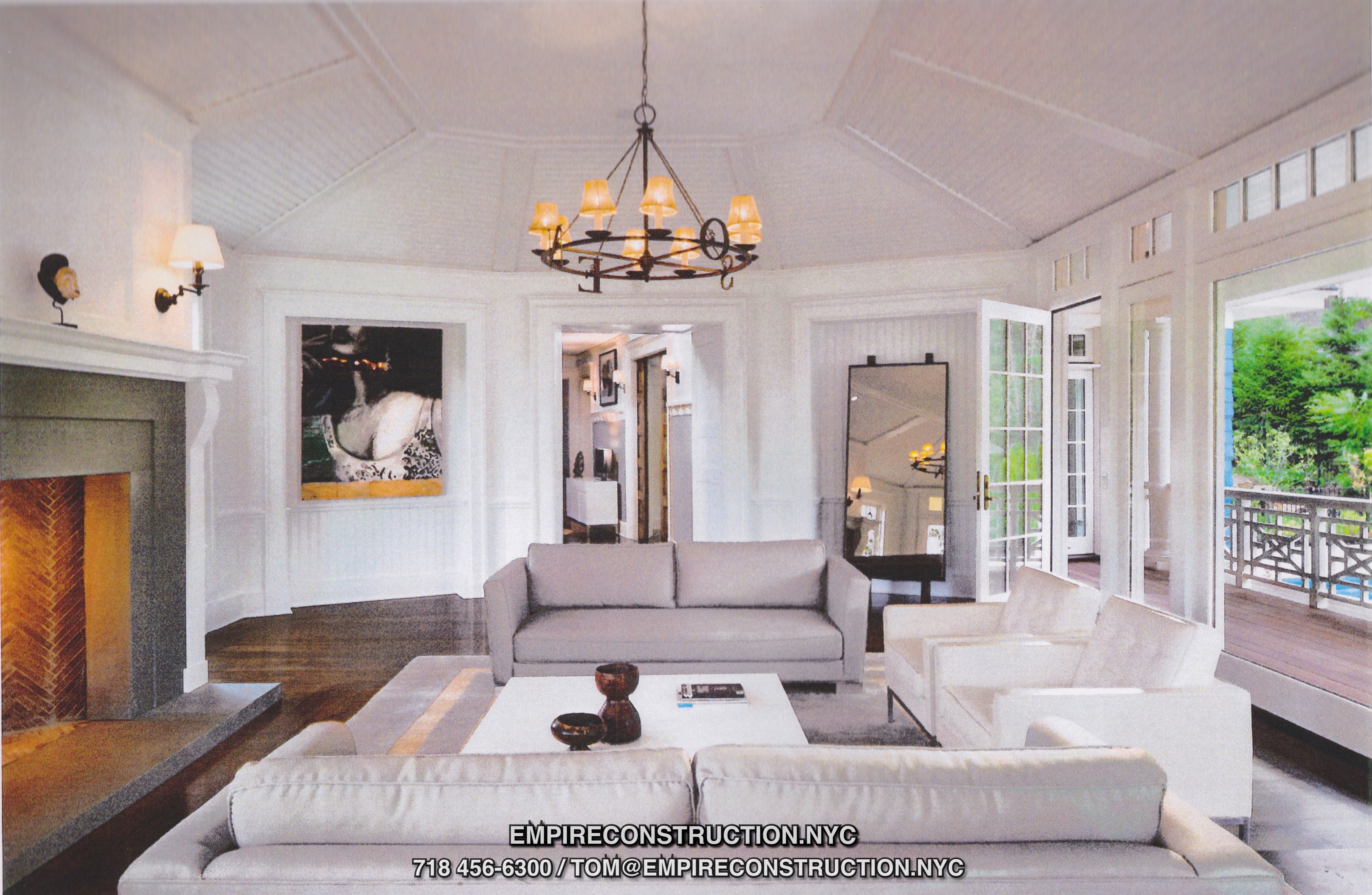 Interiors, Living Rooms, Libraries by Empire. Bring your ideas and we will make them into a reality. Libraries, cabinets, european furniture, shelves, drawers, vanities,  entertainment centers,  wardrobes, dressers, storage chests, fireplace mentols build inns, tables, chairs,  beds, floors, paneling, running trims,  casework, decorative woodworking, Planning, interior designing, construction and installation, we will assist you at all steps of the way. 