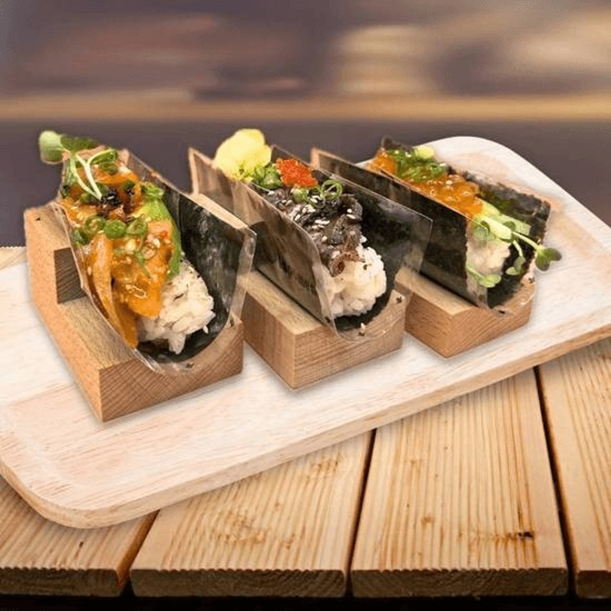 Handroll Sampler A (3pc)