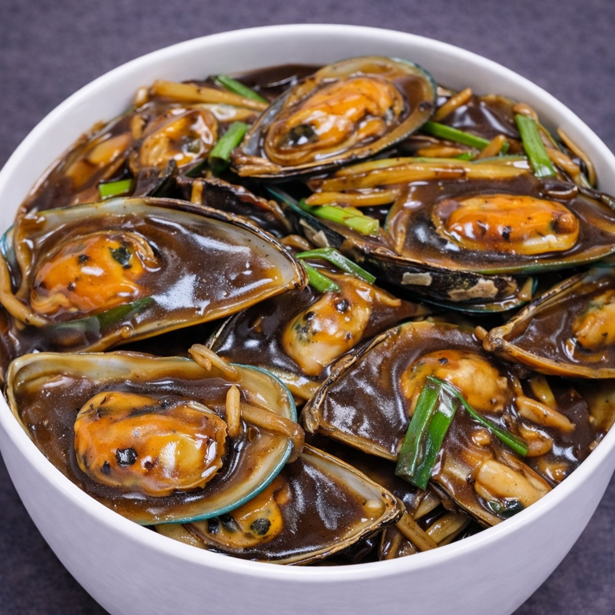 Mussels Black Bean Sauce