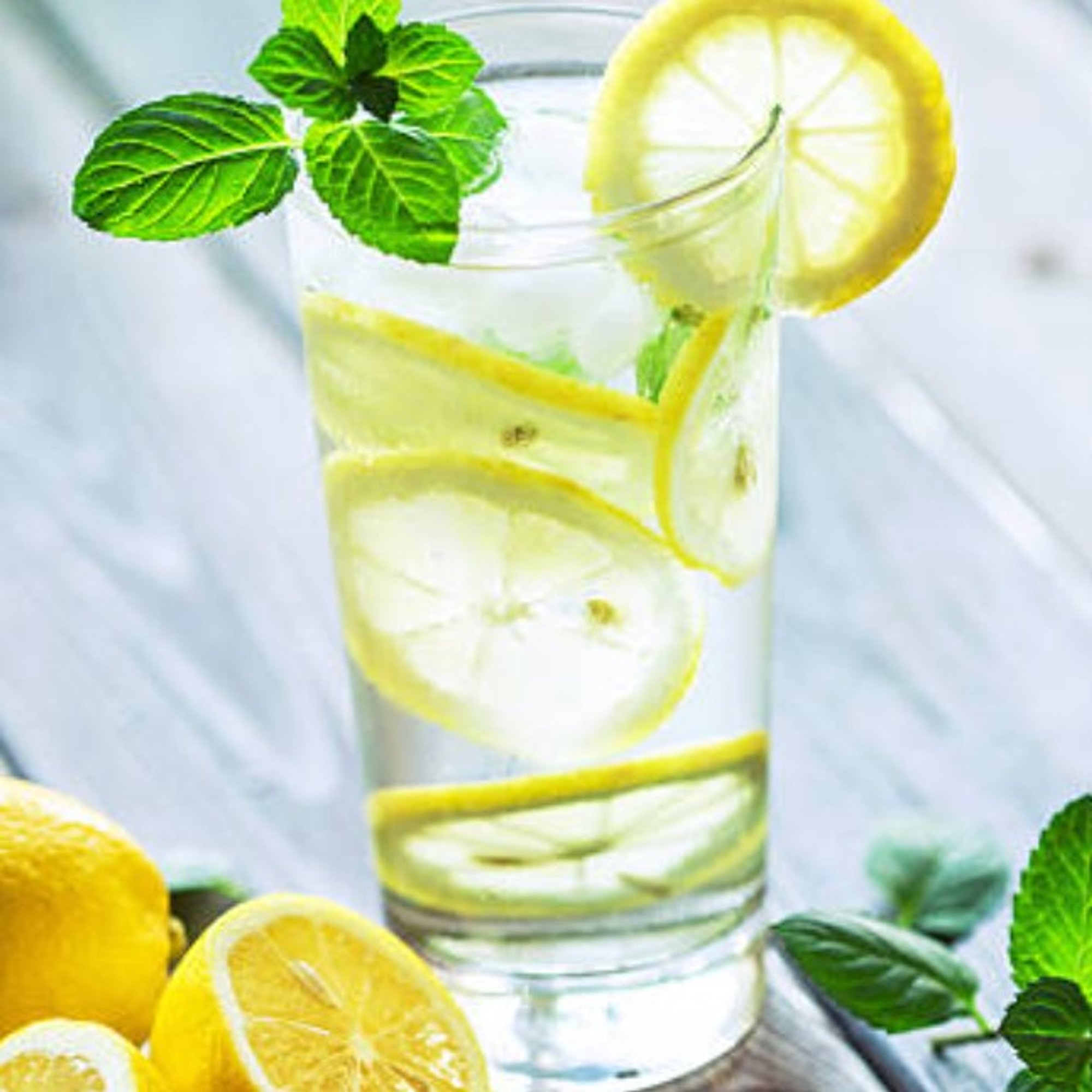 Mint Rosewater Lemonade