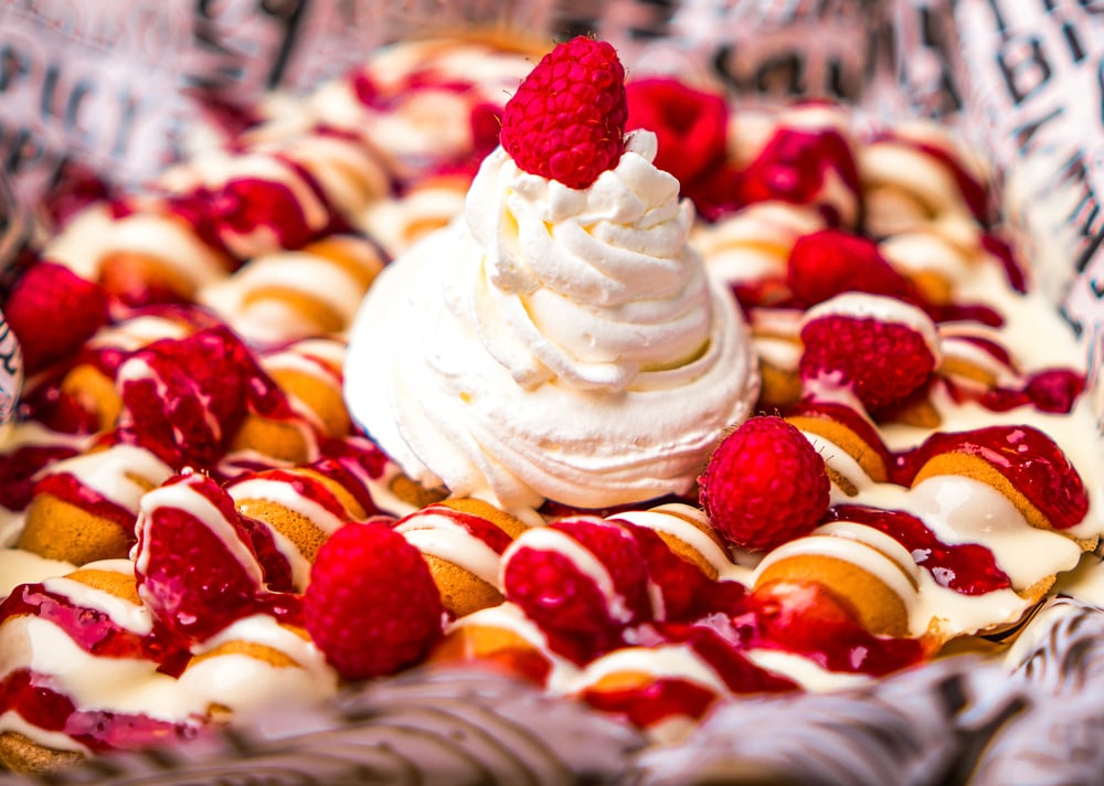 White Chocolate Raspberry Waffle