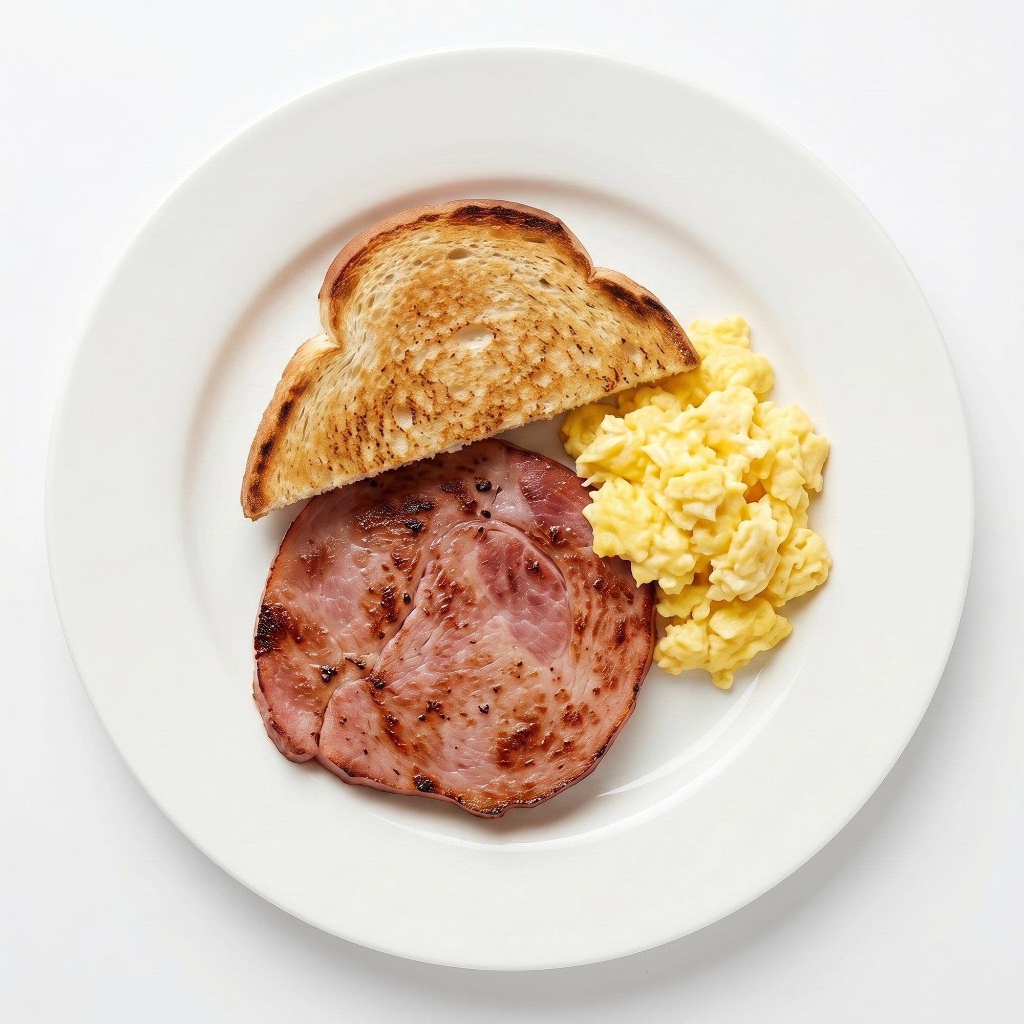 Egg, Meat & Toast Breakfast