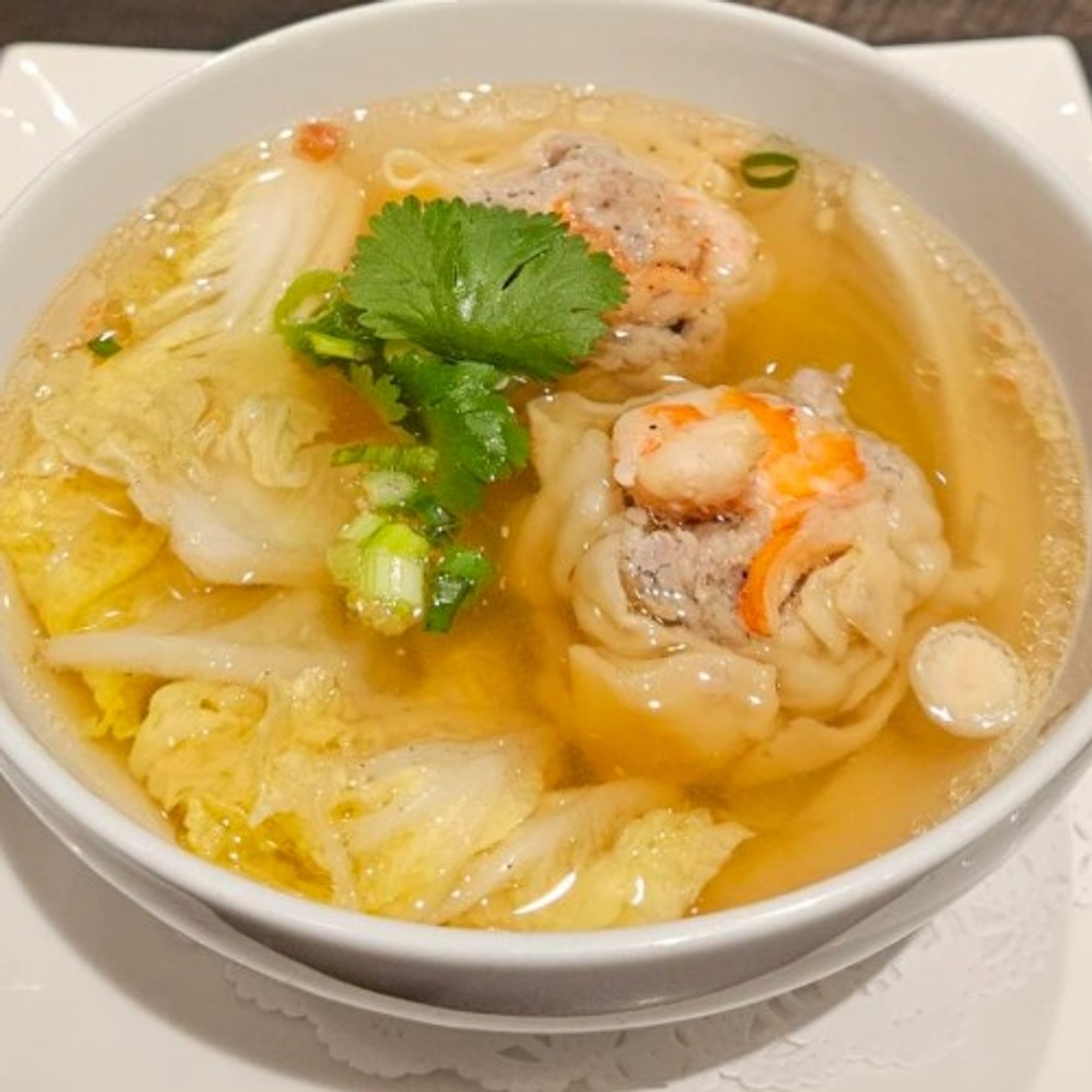 Thai Dumpling Soup