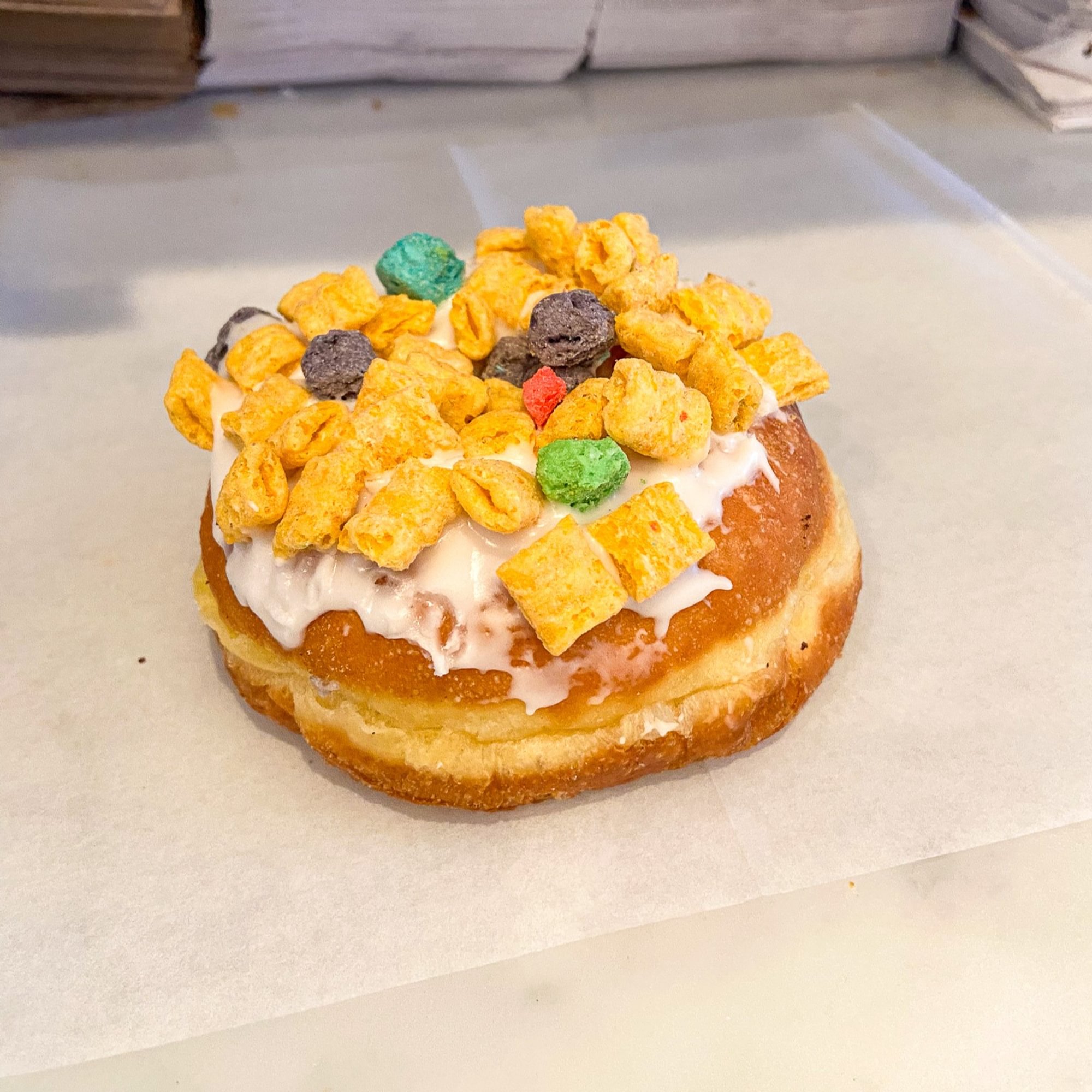 Captain Crunch Cereal Donut