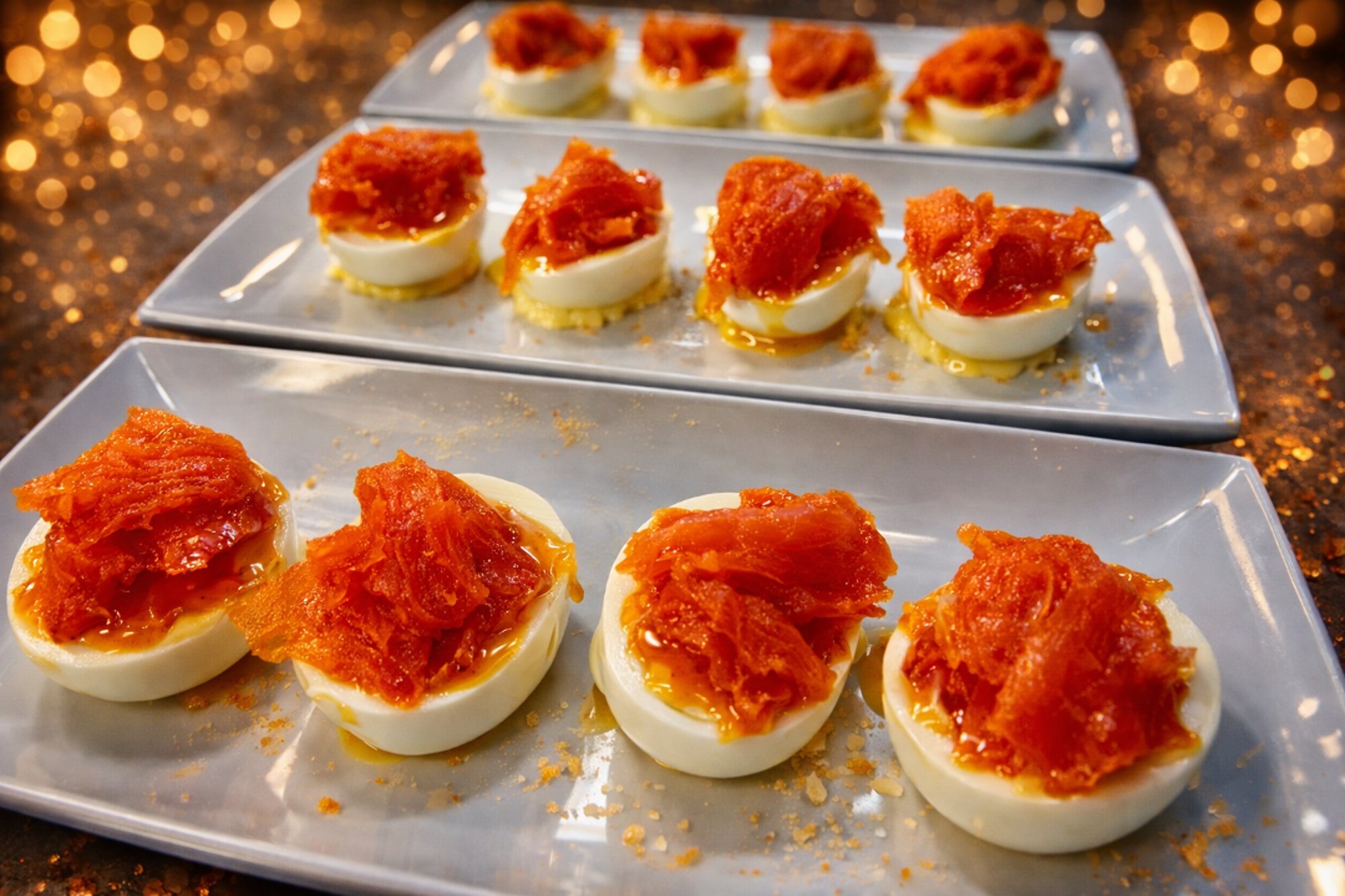 Smoked Salmon Deviled Eggs