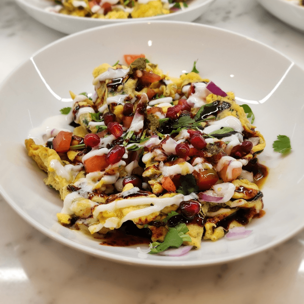 Palak Crunch Chaat