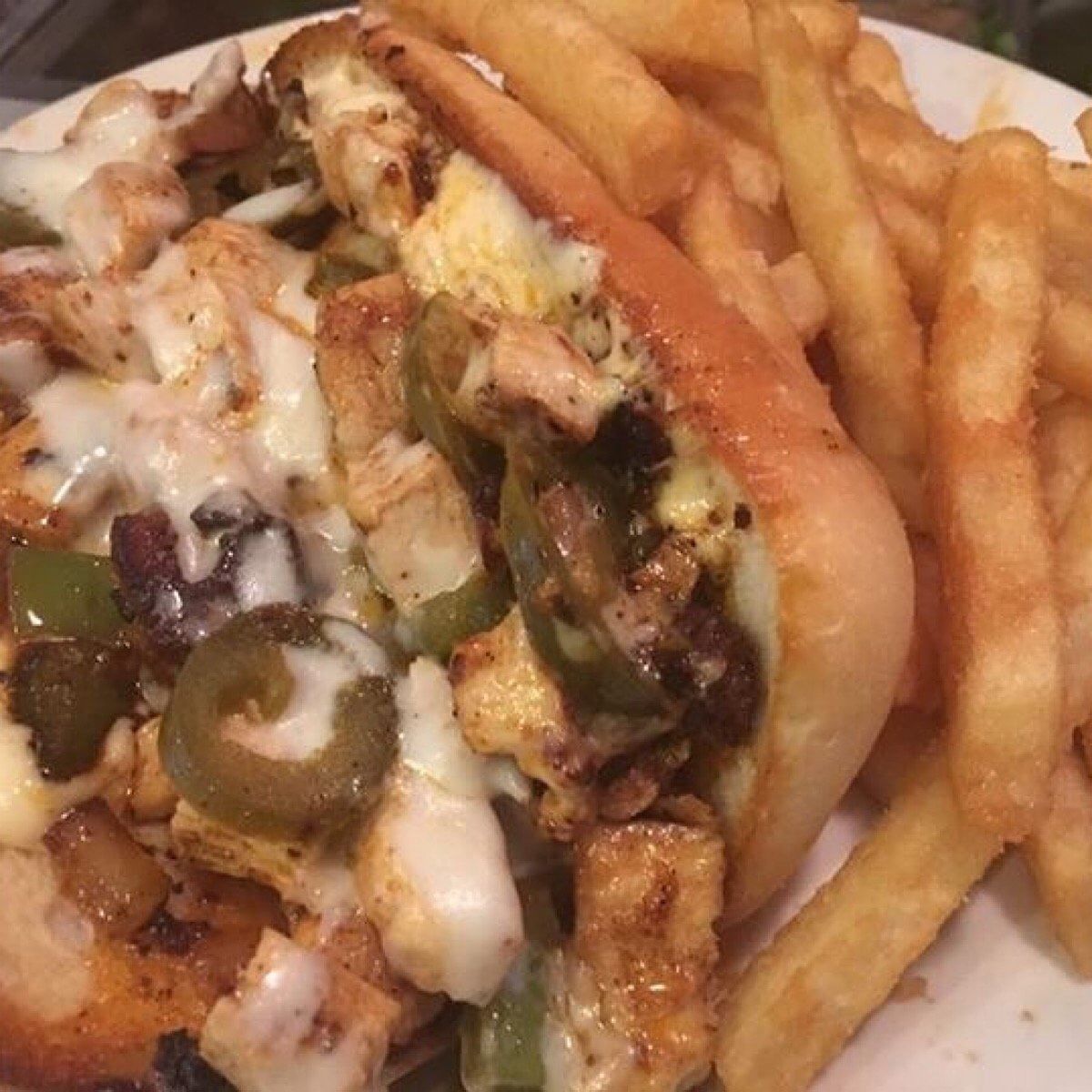Cajun Chicken Philly Sandwich