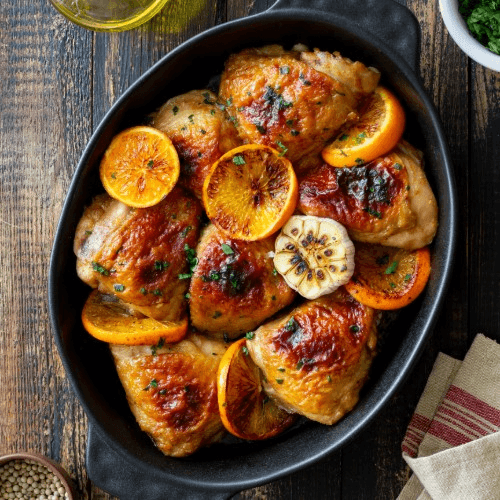 Orange Flavored Beef or Chicken