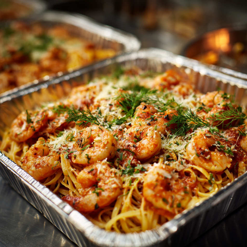 Linguine Fra Diavolo Tray