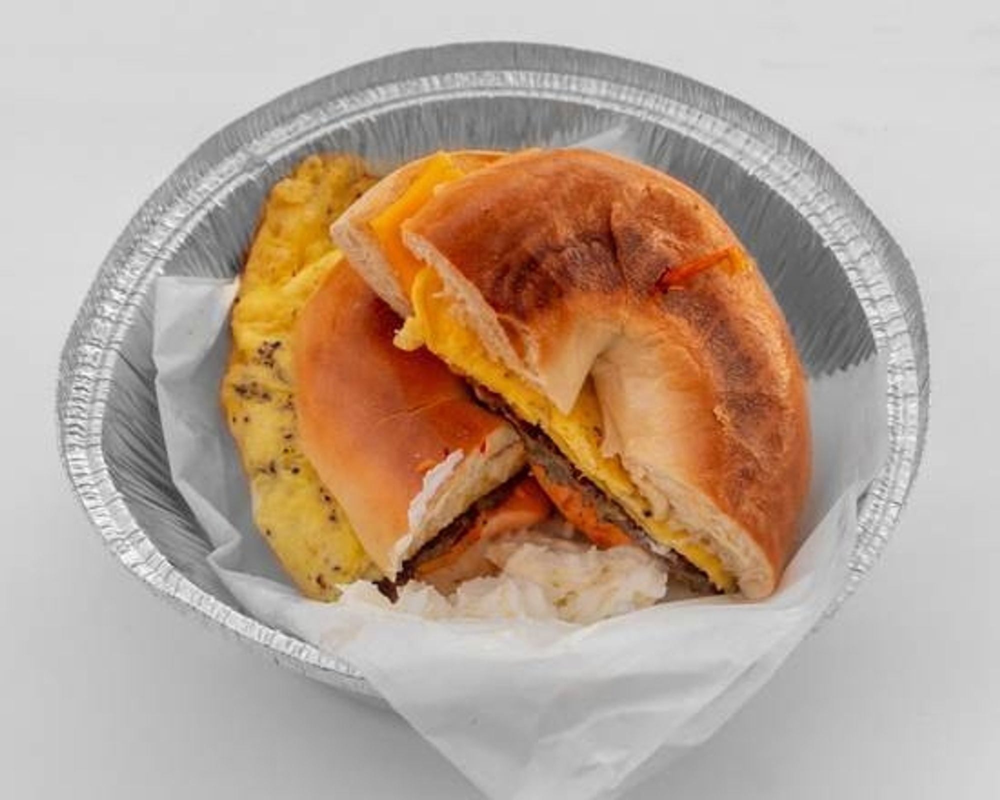 Z3B. Two Eggs, Cheese W/Sausage