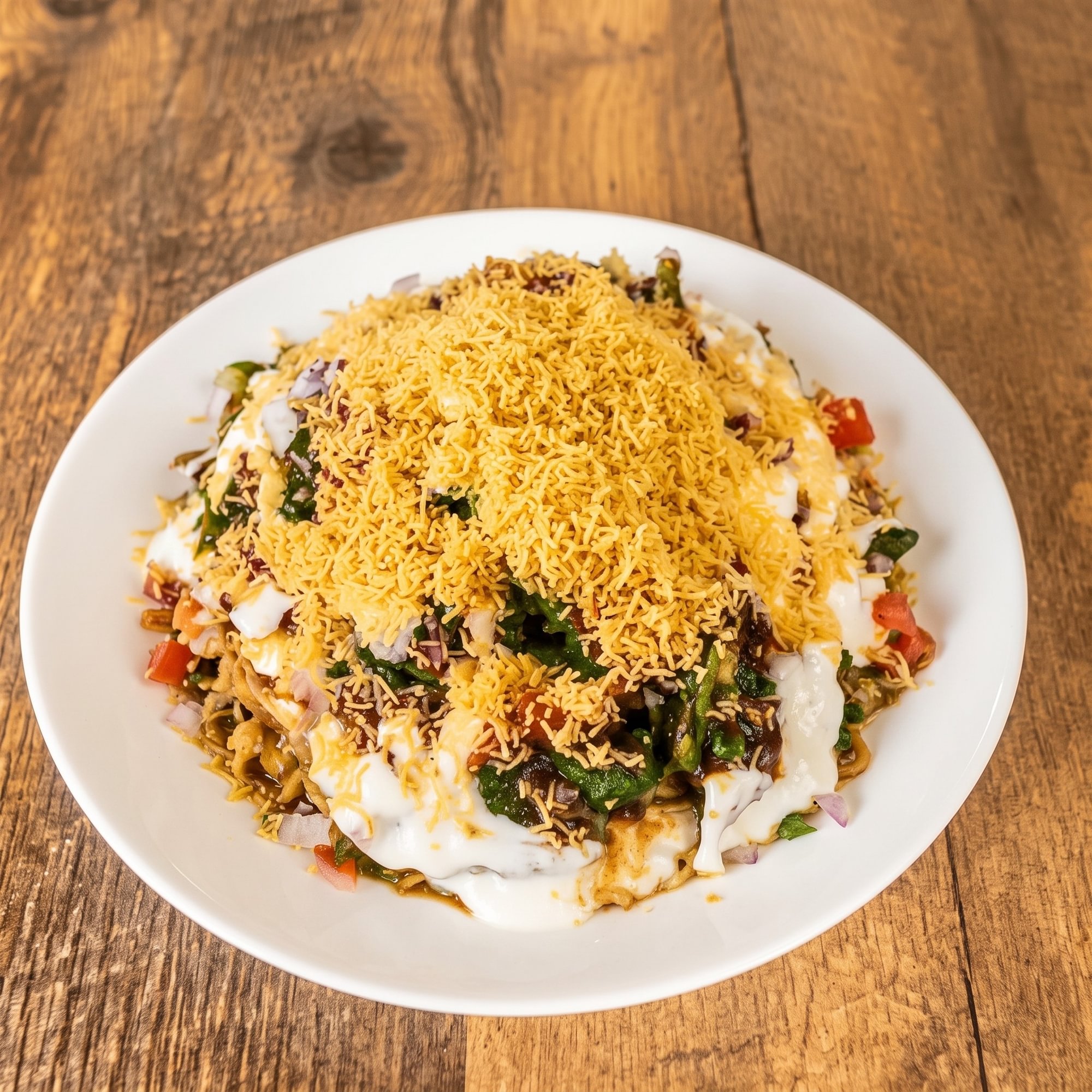 Palak Patta Chaat (Crisp Spinach Chaat)