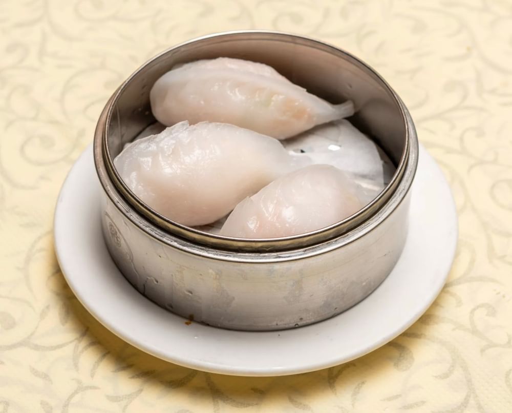 蒸蟹肉餃 L - [Steamed Shrimp with Crab Meat Dumpling]
