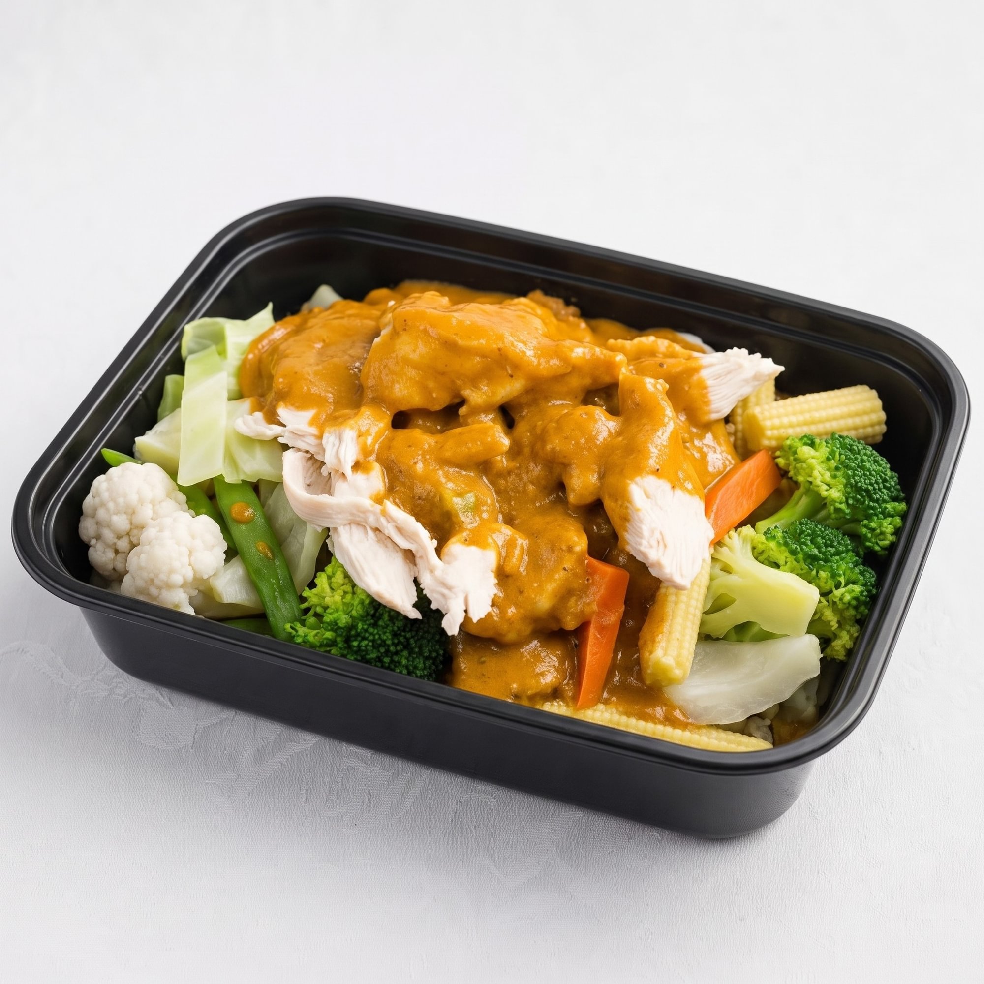 Chicken Peanut Stir-Fry-Rice