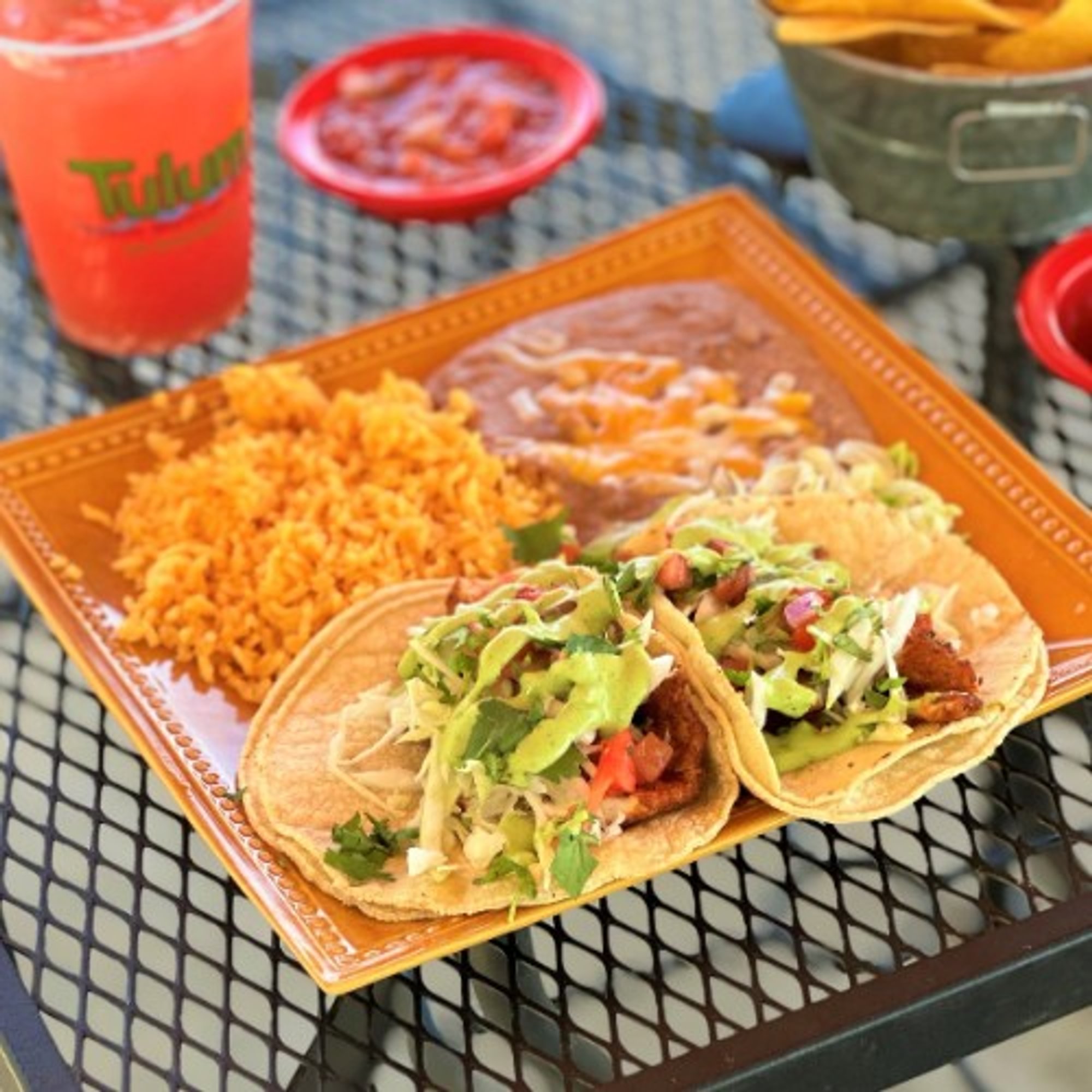 Mexican Fried Chicken Tacos
