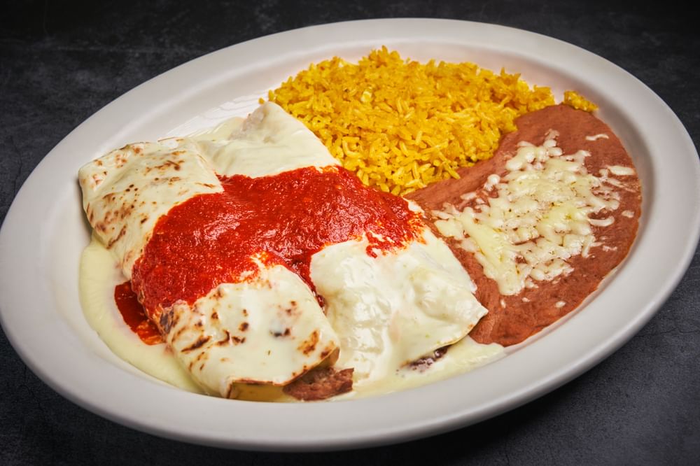Steak Burrito Dinner
