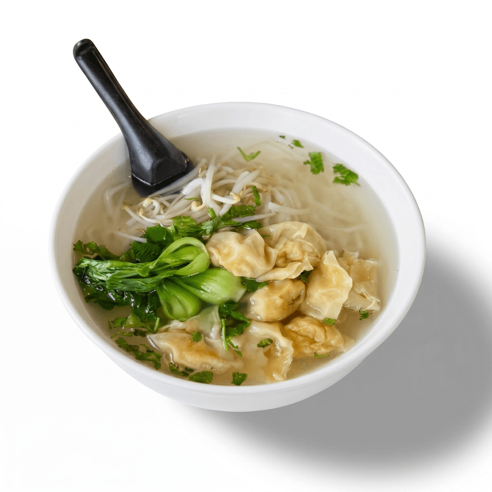 Shrimp Wonton Noodle Soup Lunch
