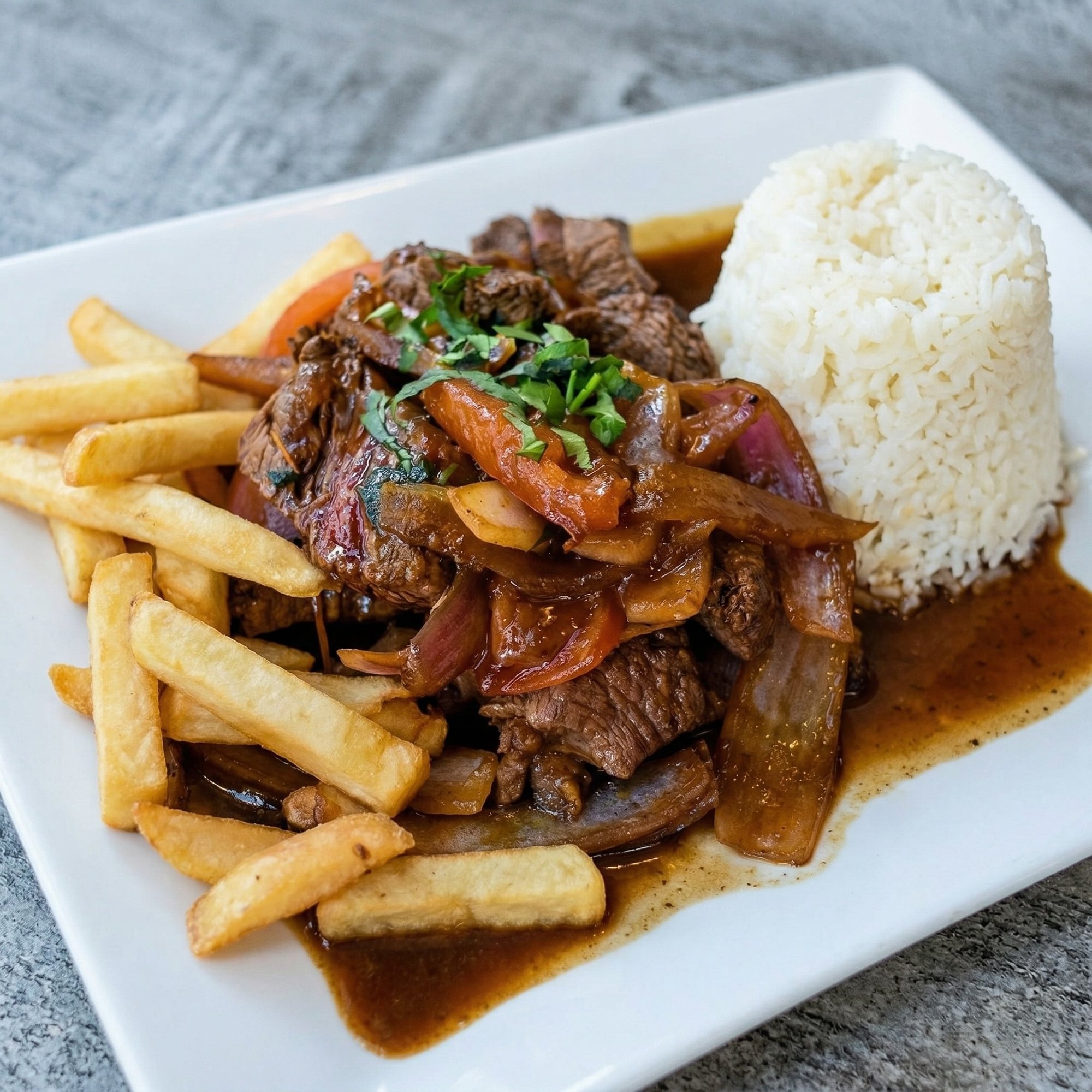Lomo / Beef Saltados Al Wok
