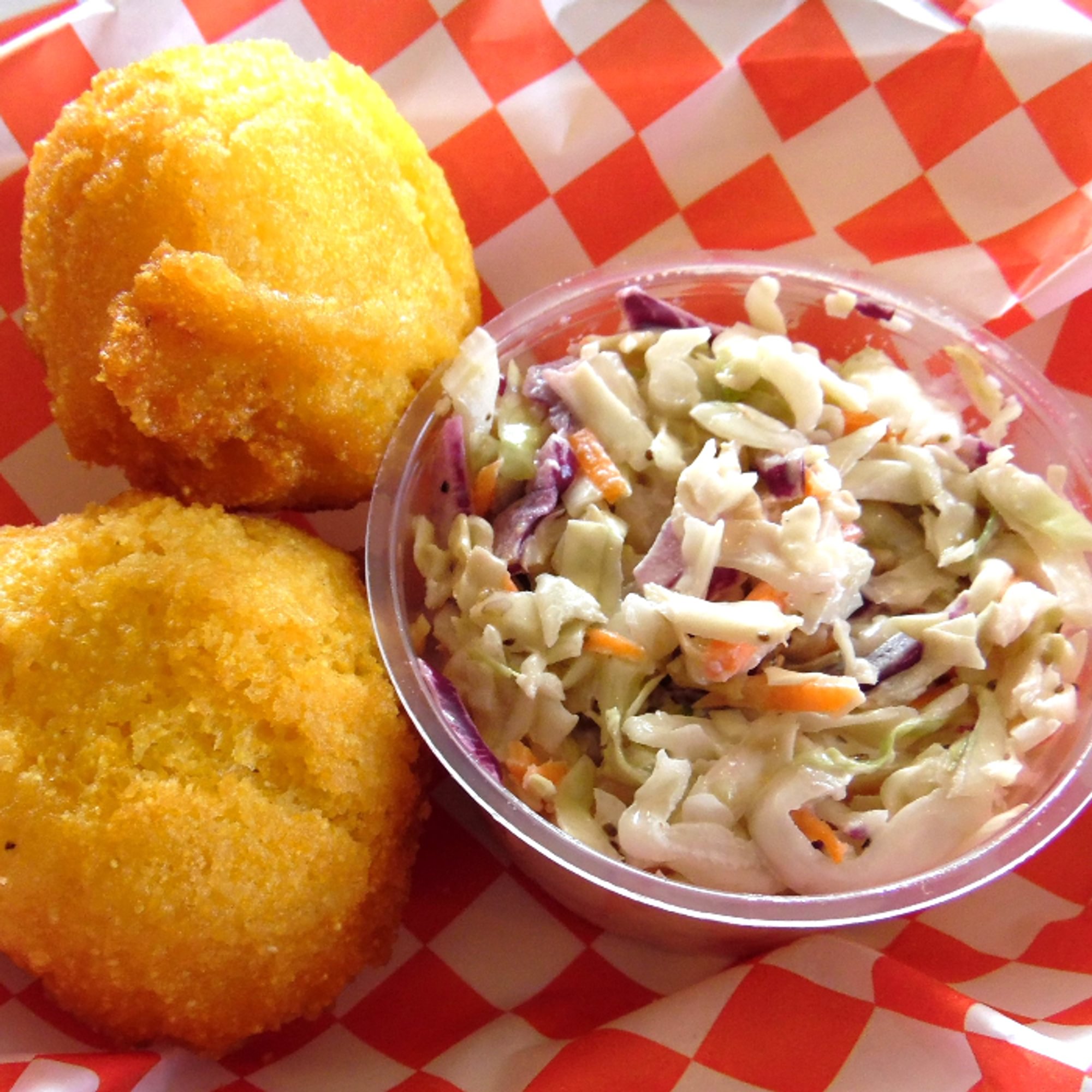 2 Hushpuppies & Coleslaw