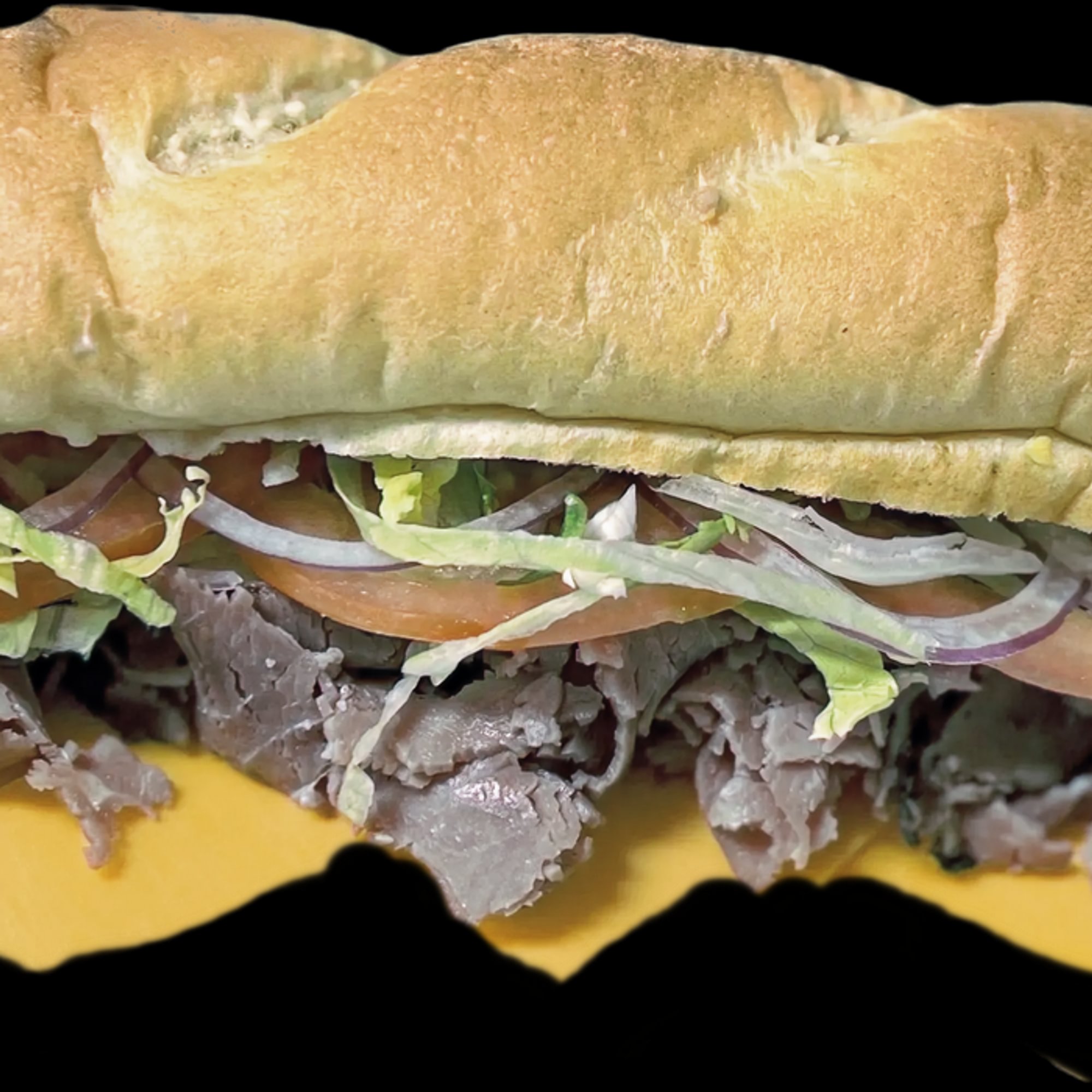 Roast Beef & Cheese Sandwich