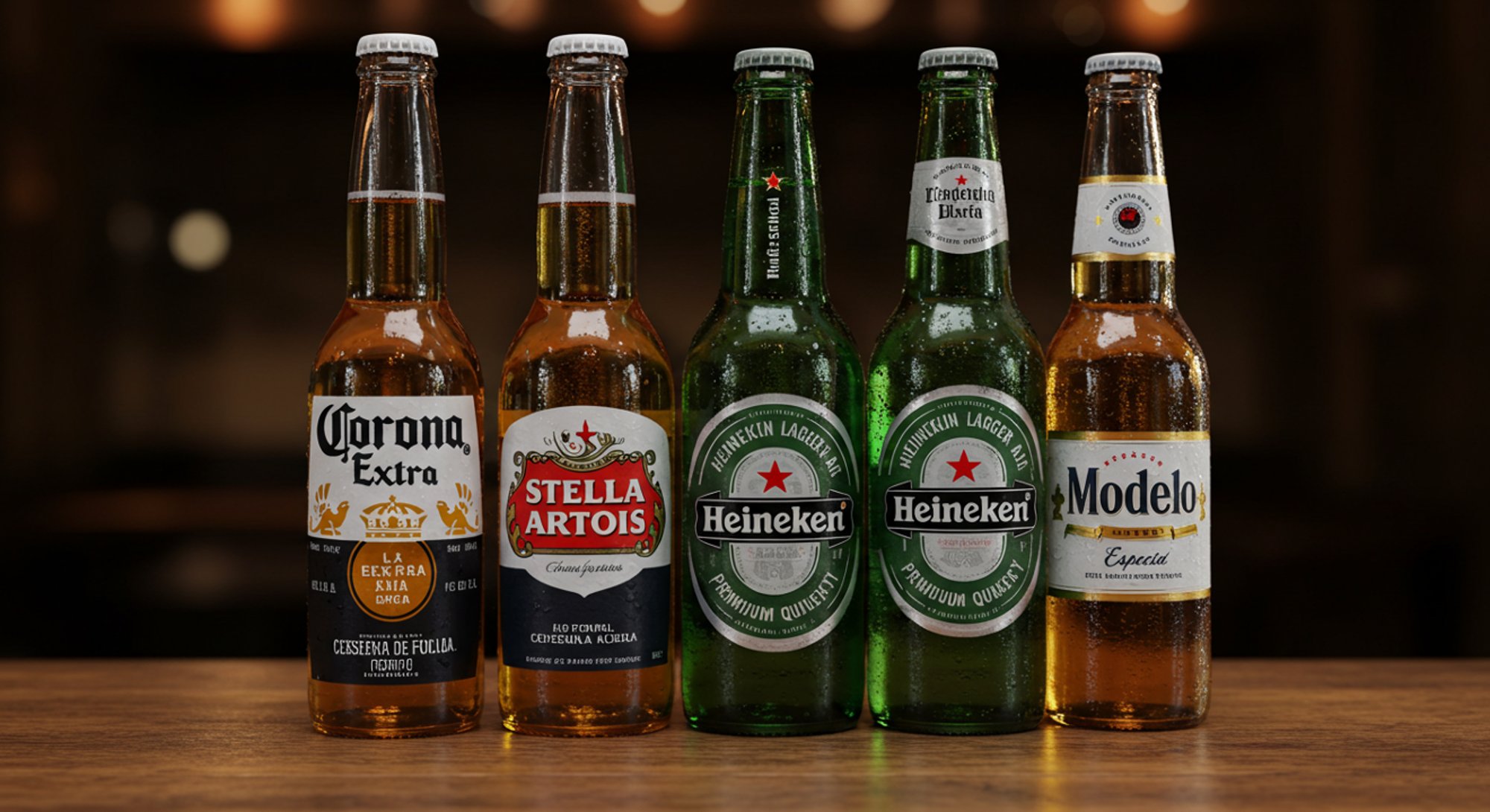 Corona/stella/heinkien/modelo