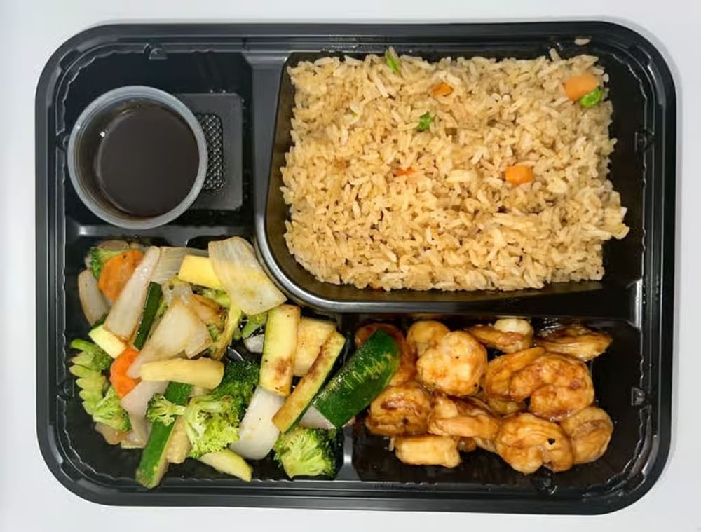 HL4. Shrimp Hibachi Lunch (10 pcs)