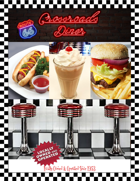 Crossroads Route 66 Diner Logo