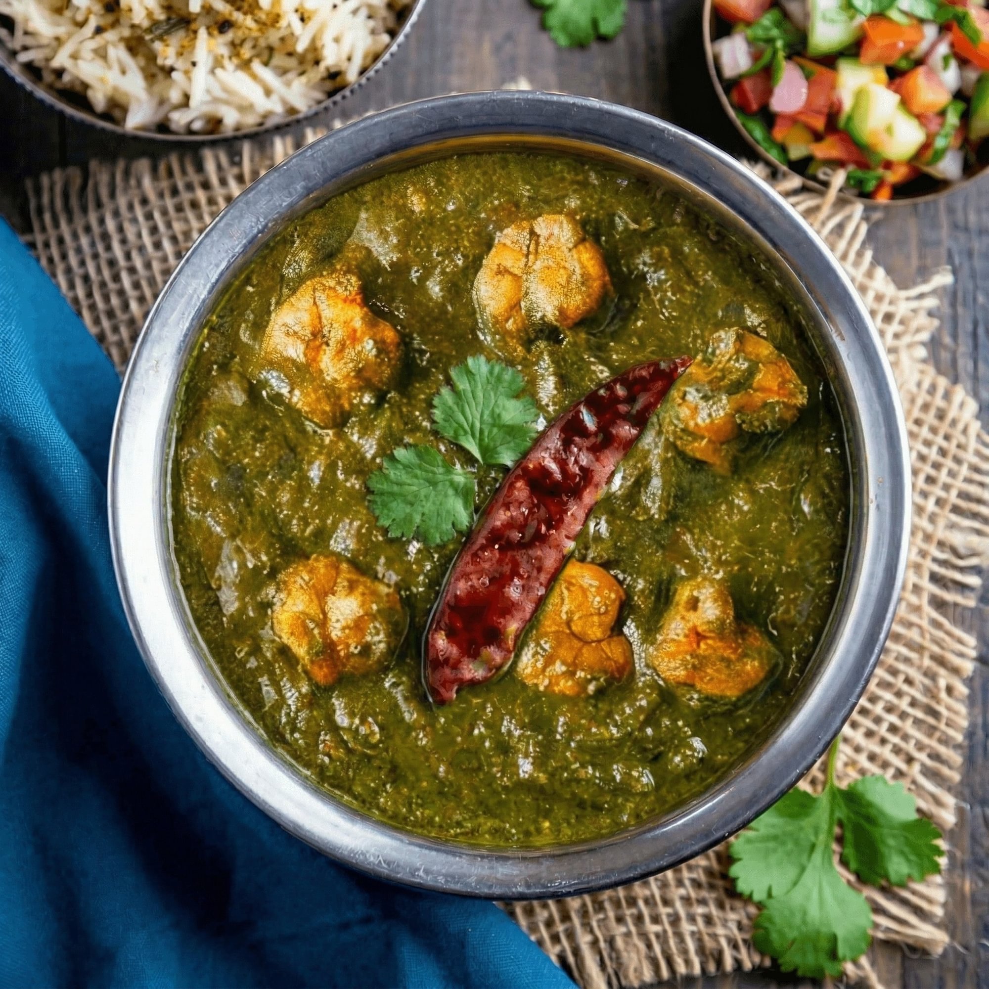 Shrimp Saag