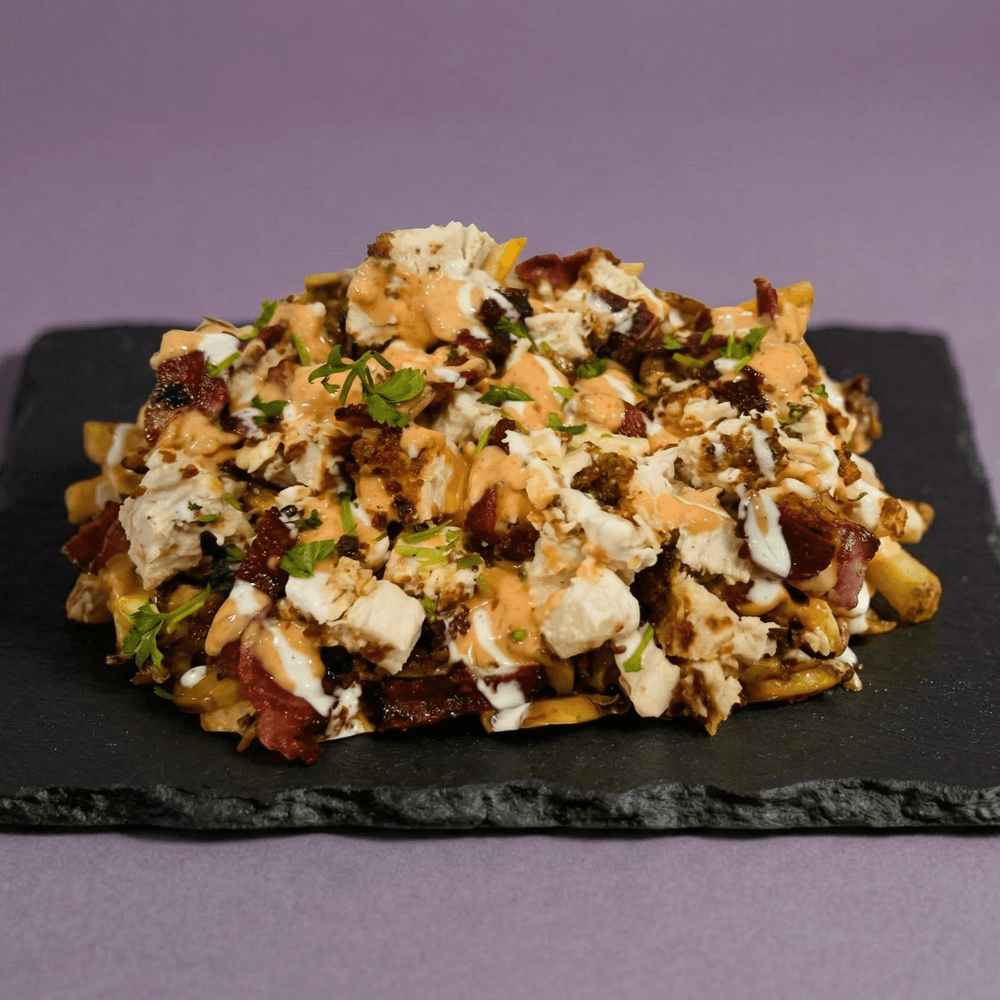 Ultimate Chicken Bacon Loaded Fries
