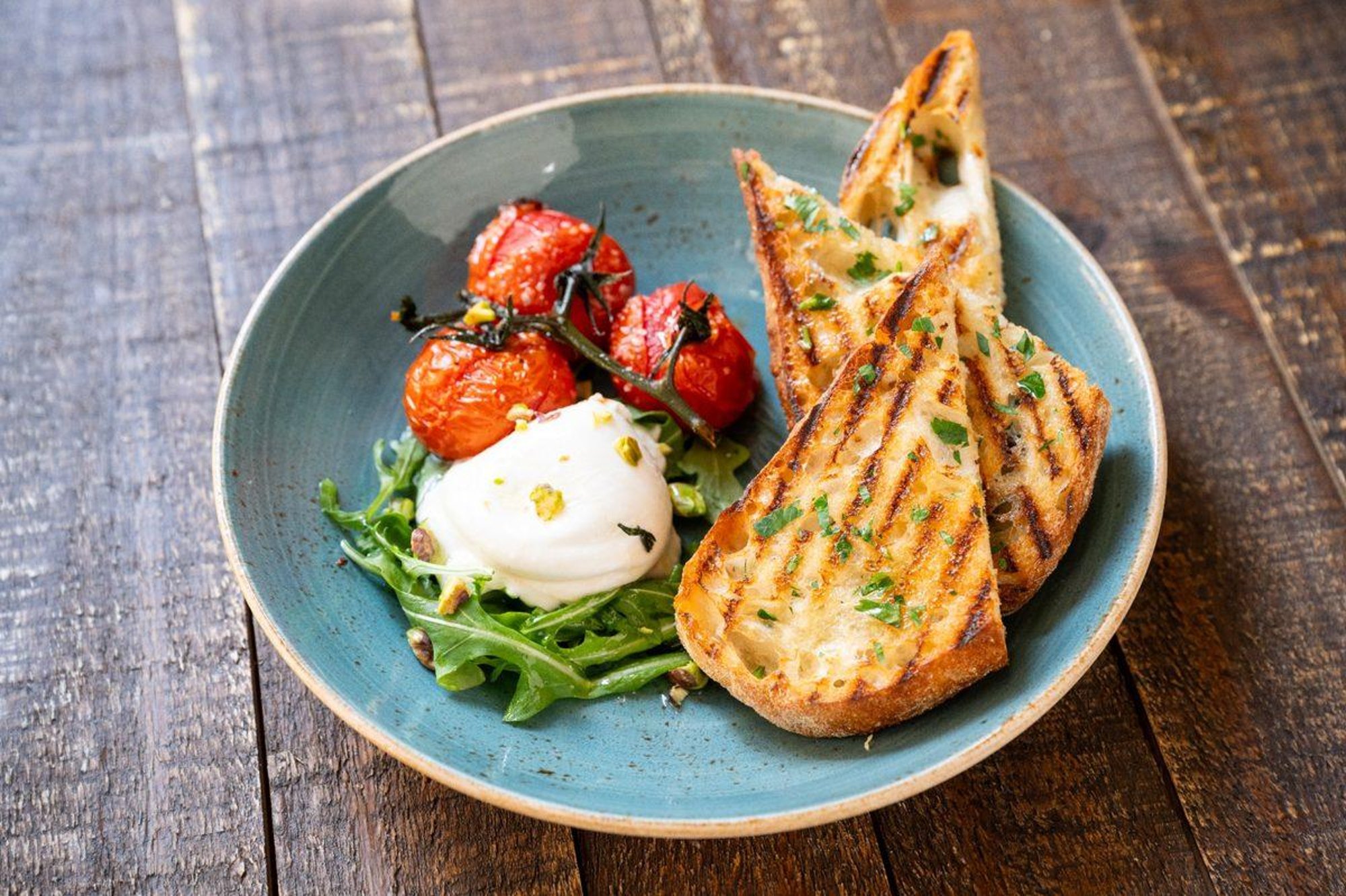 Burrata & Roasted Vine Tomatoes