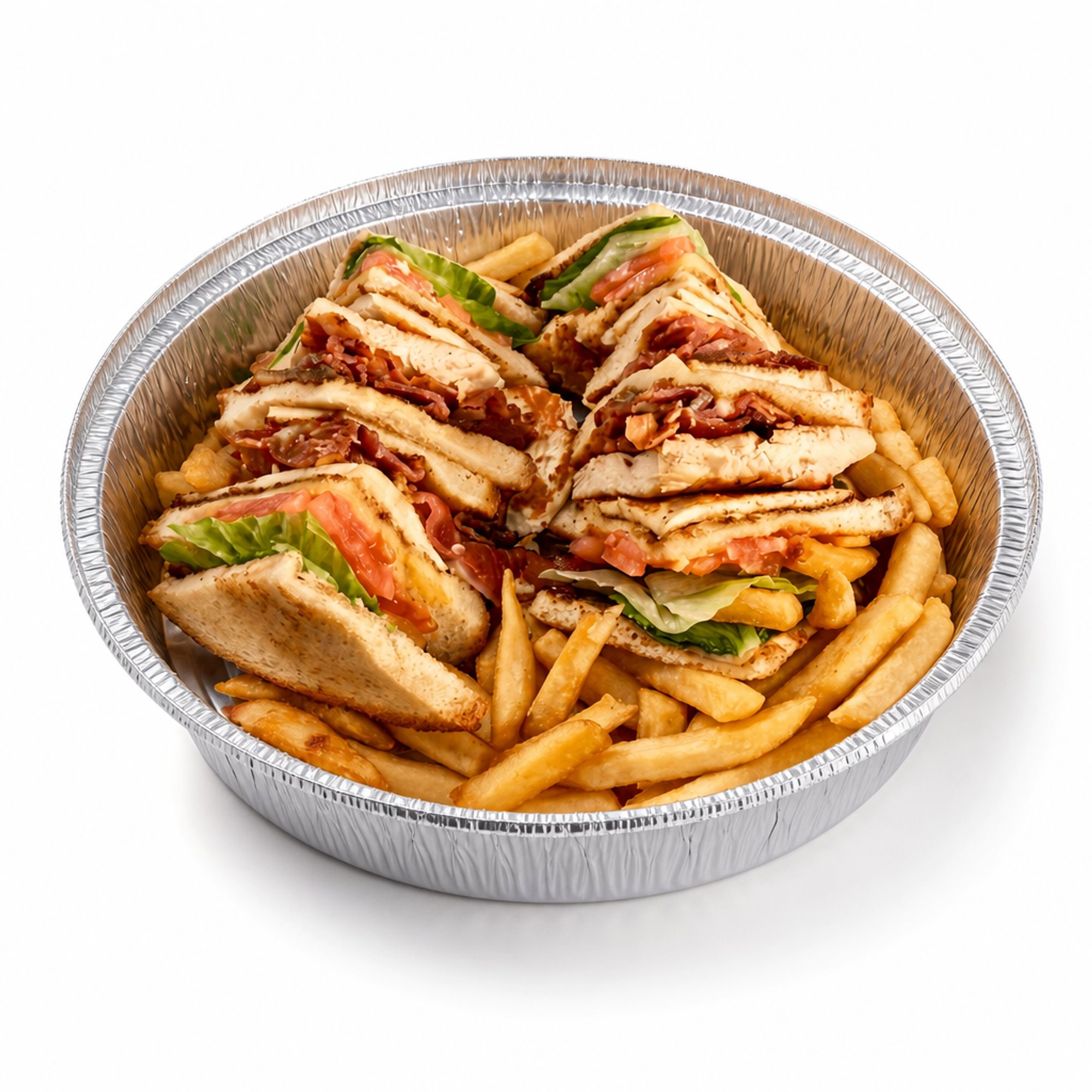 Grilled Chicken Club Triple Decker Sandwich