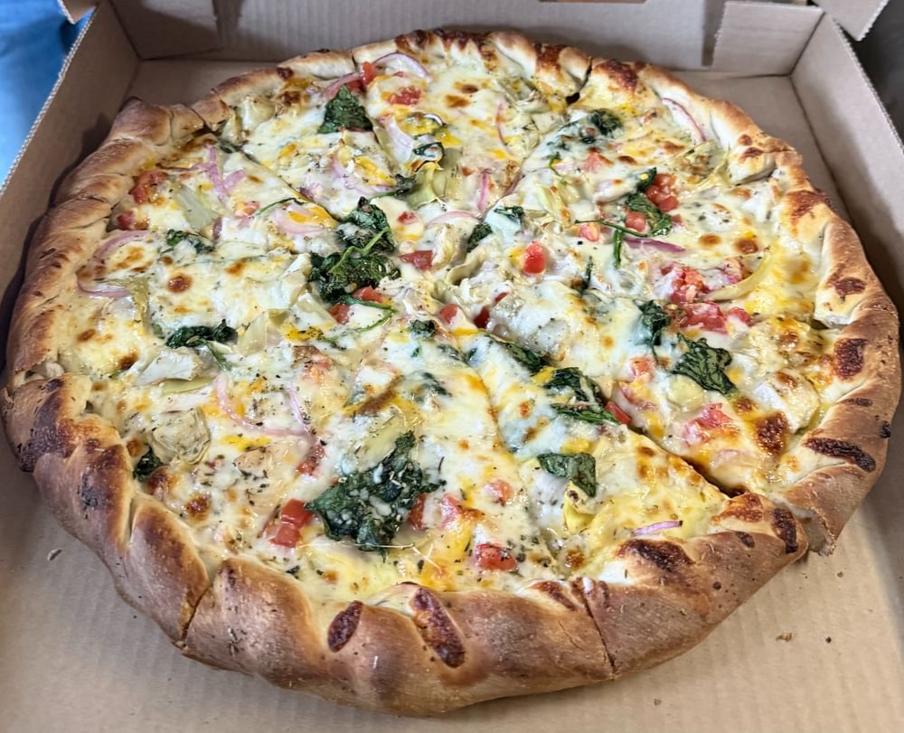 Chicken Alfredo Pizza
