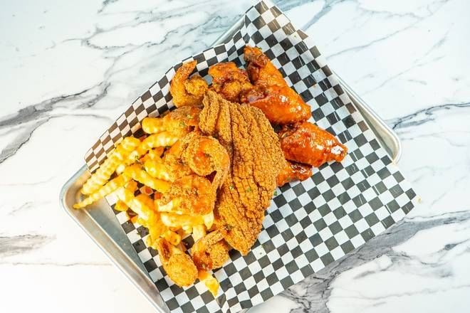 Chicken & Fish Combo Plate