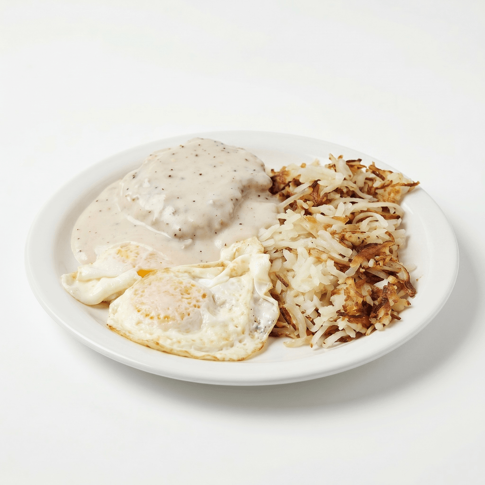 Senior Chicken Fried Steak Breakfast