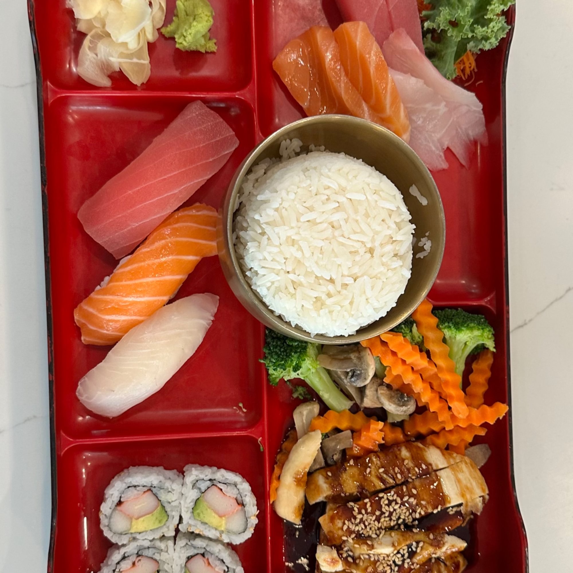 Sushi Sashimi & Teriyaki Combination