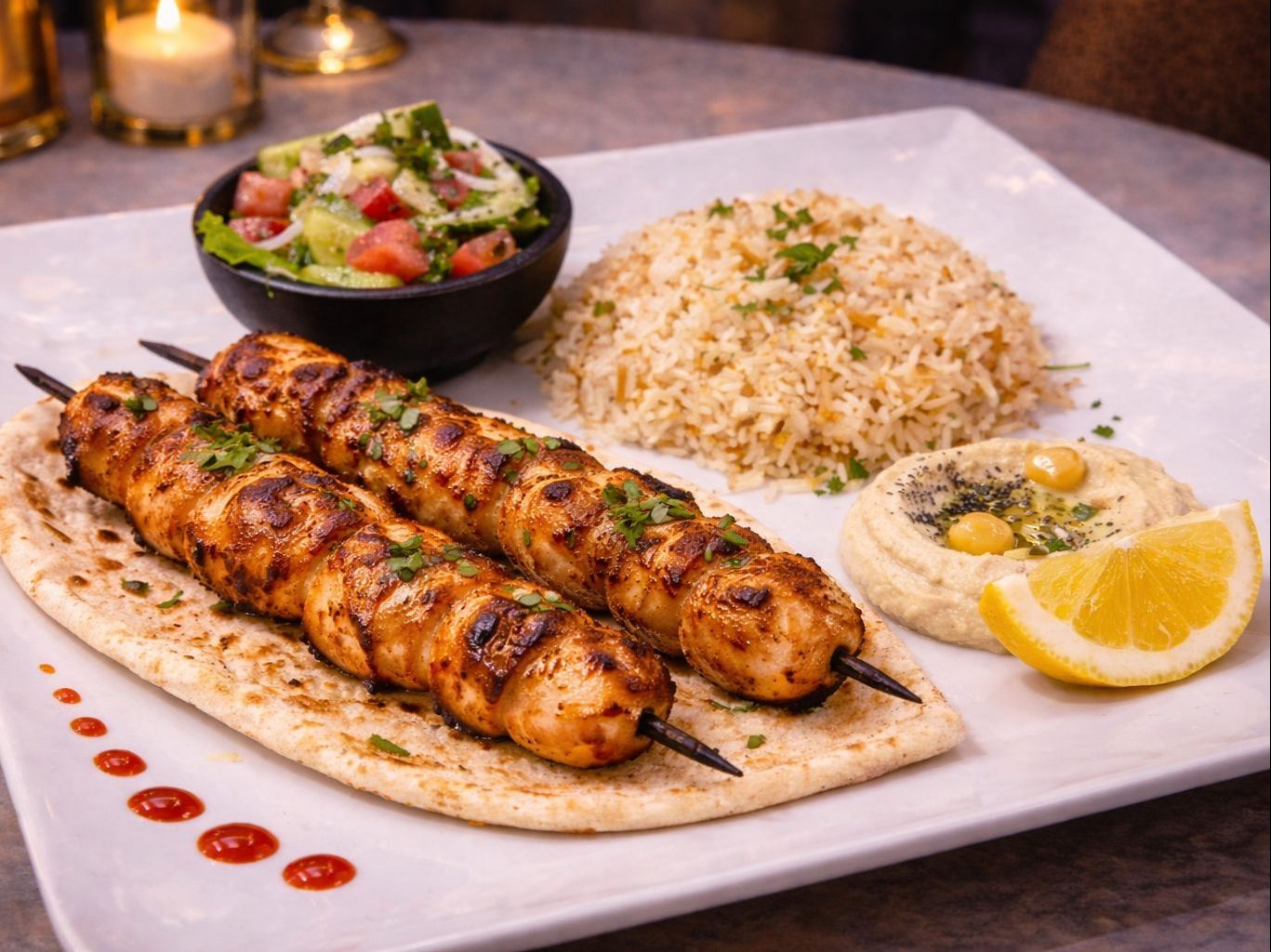 Chicken Kabab Plate