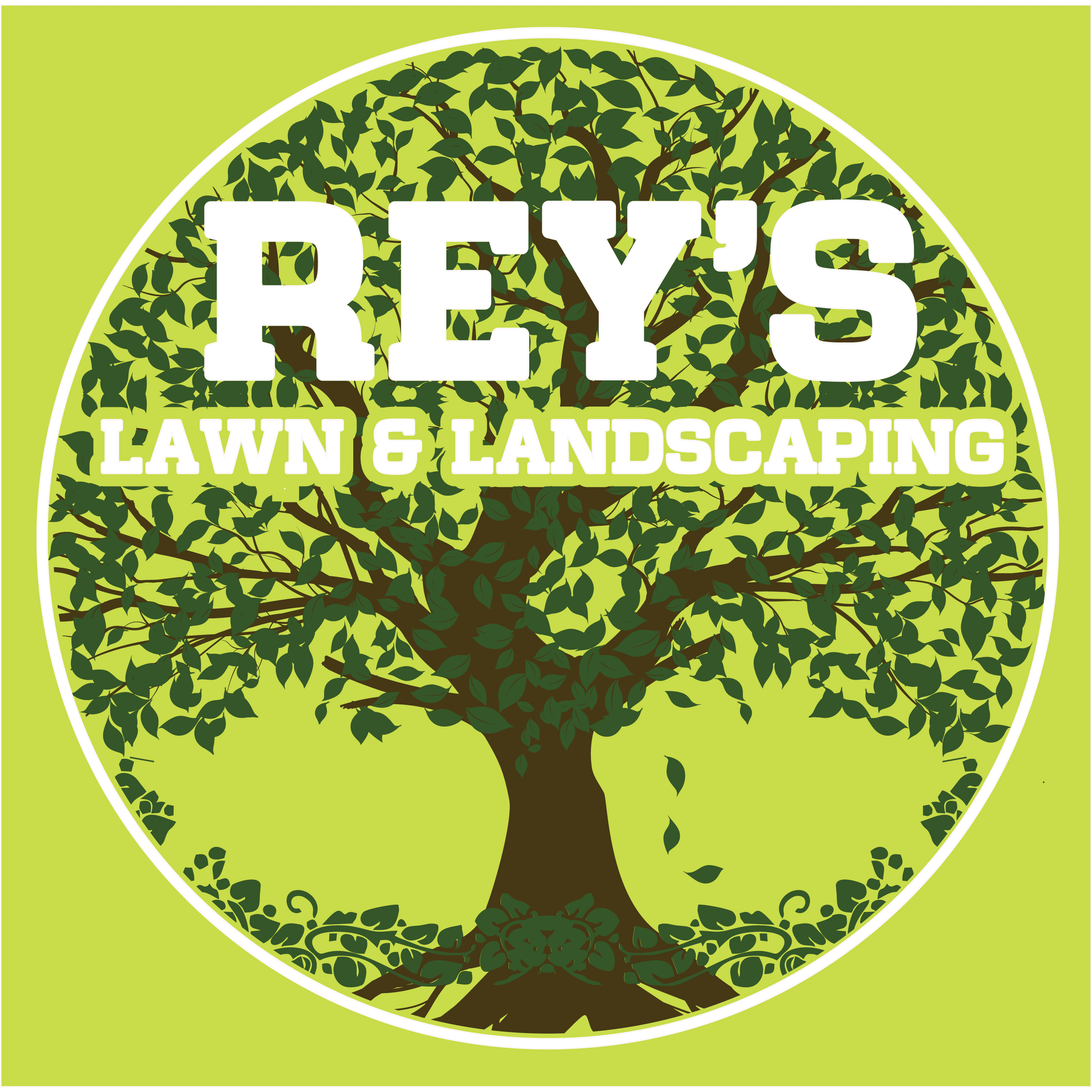 Rey's Lawn &amp; Landscaping Logo
