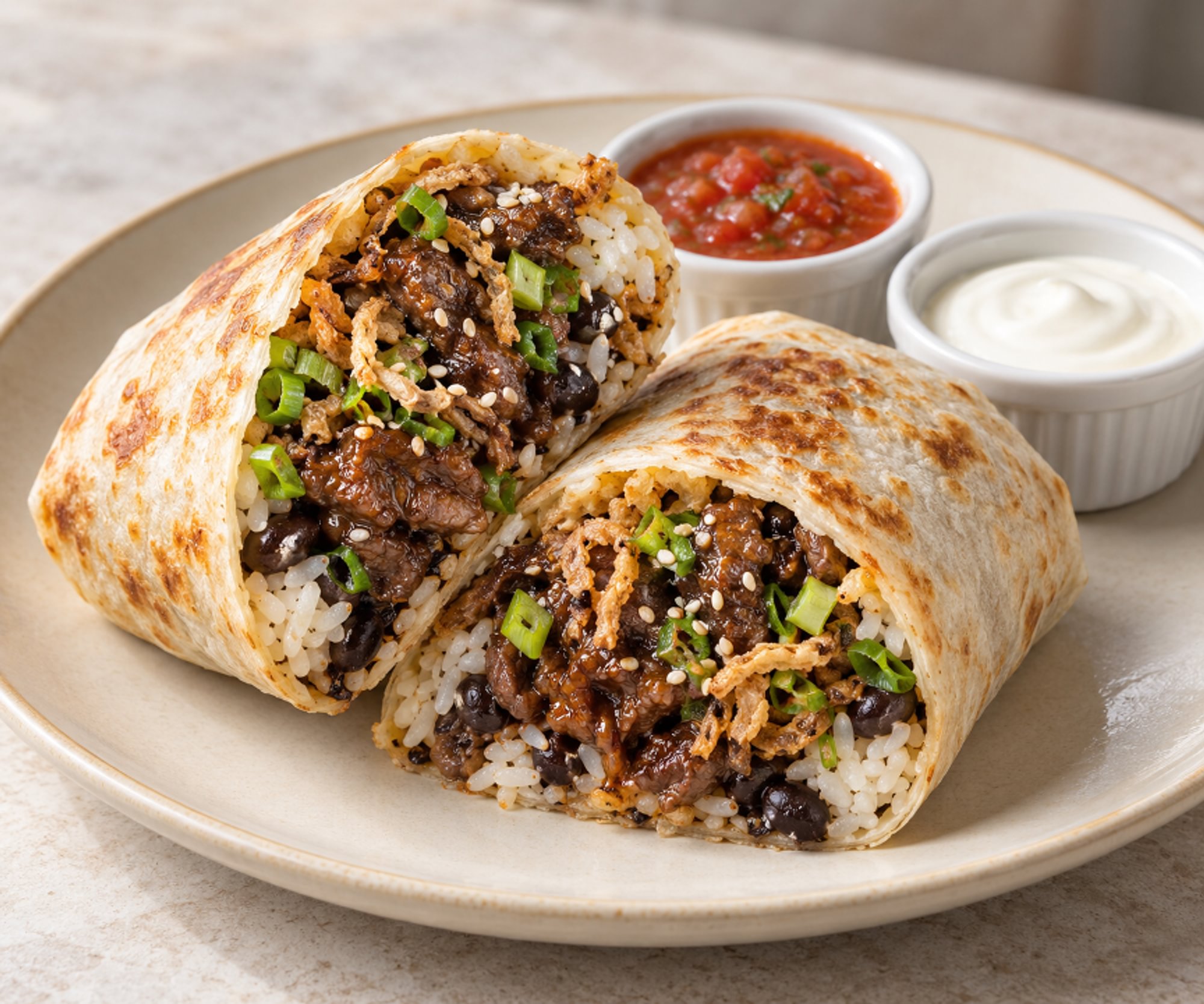 Korean Beef Bulgogi Burrito